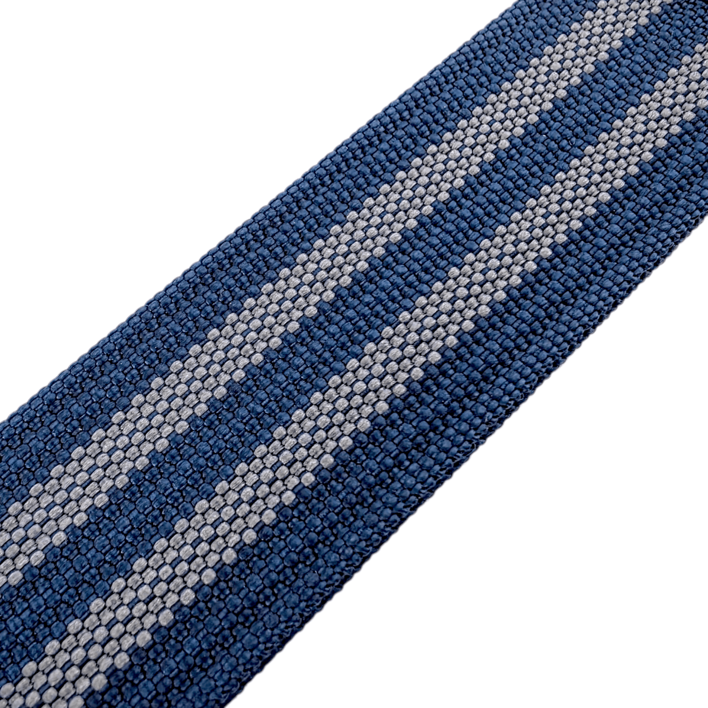 Ribbed Upgraded Nylon Military Watch Strap 1.4mm Thick 20mm 22mm Blue Grey - Wrist Envy