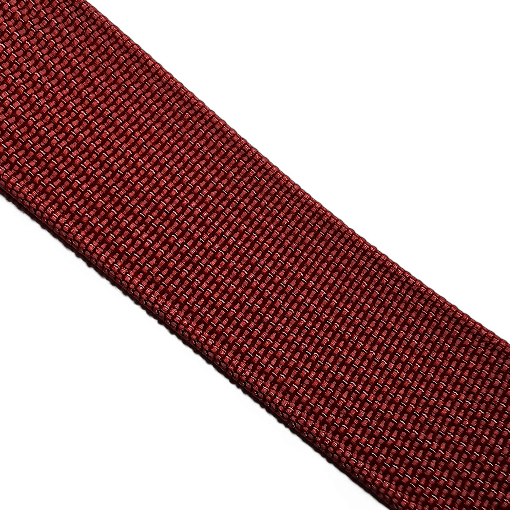 Ribbed Upgraded Nylon Military Watch Strap 1.4mm Thick 20mm 22mm Oxblood - Wrist Envy