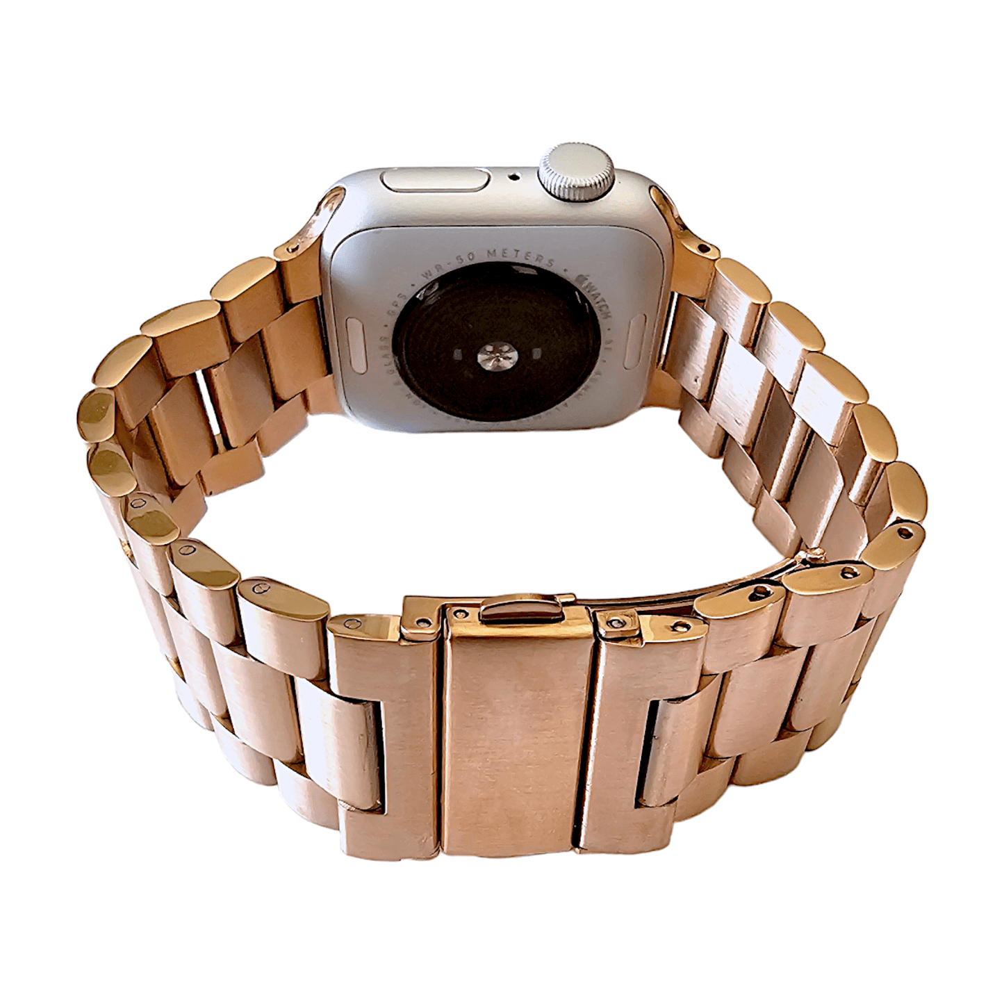 Rose Gold Classic Oyster bracelet for Apple Watch Strap Band - Wrist Envy