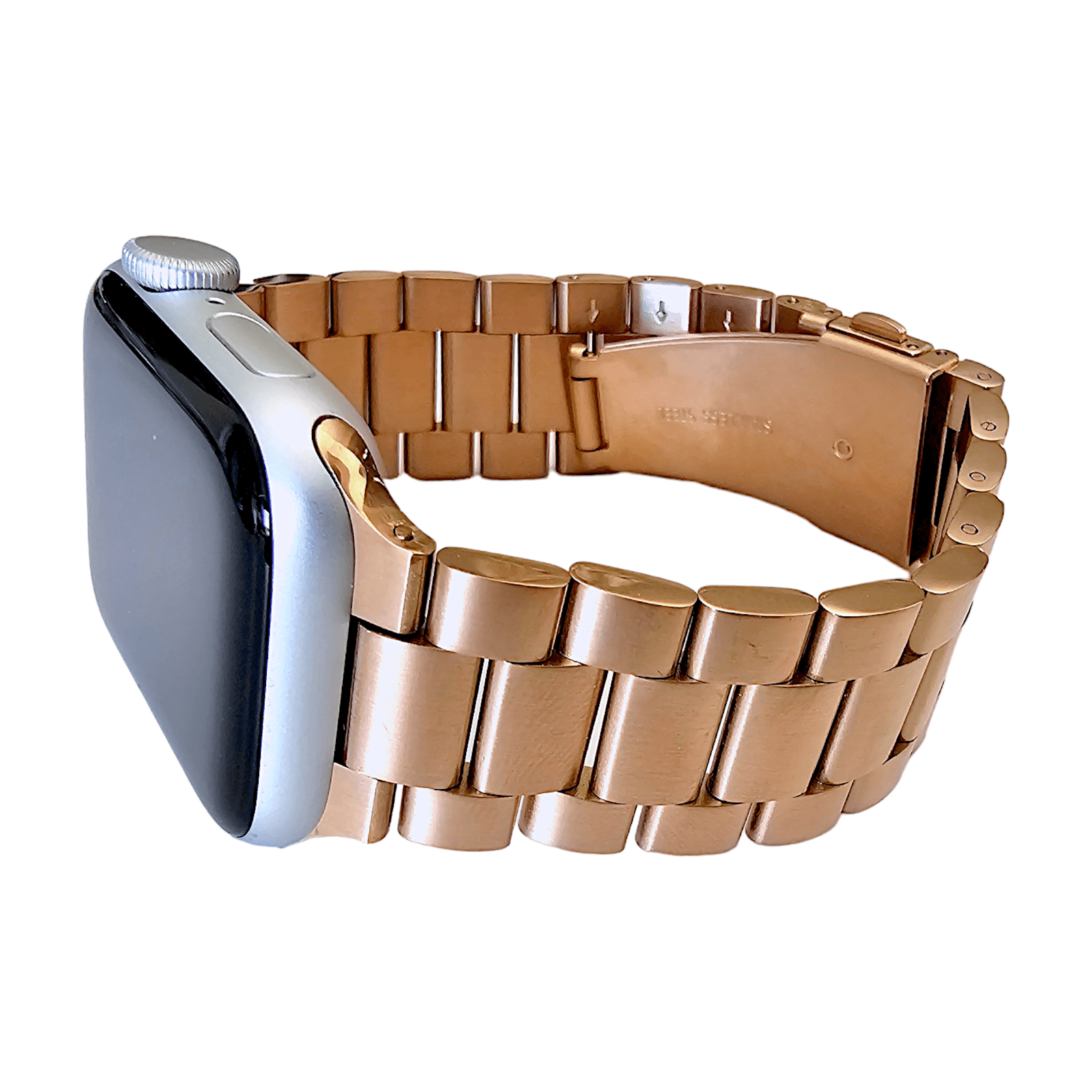 Rose Gold Classic Oyster bracelet for Apple Watch Strap Band - Wrist Envy