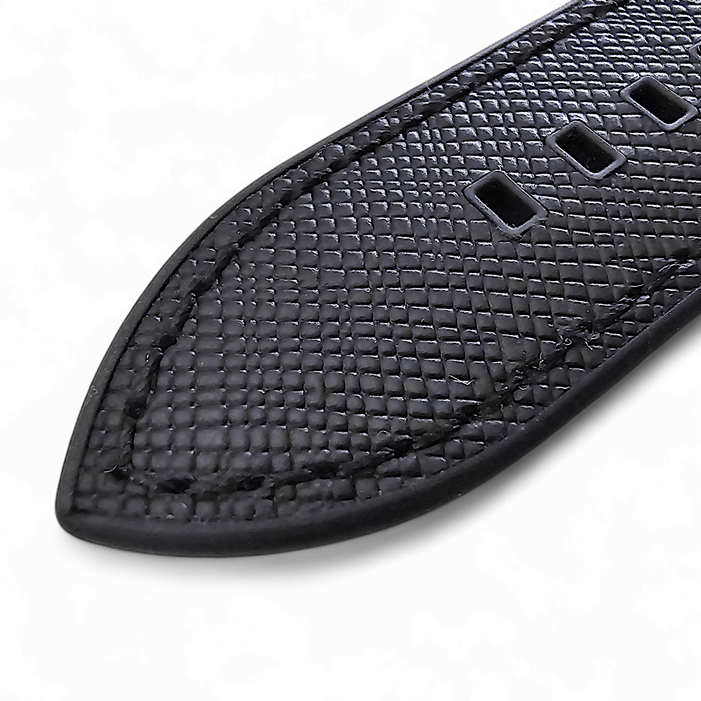 Saffiano Leather & FKM Rubber Watch Strap For Apple IWatch - Wrist Envy