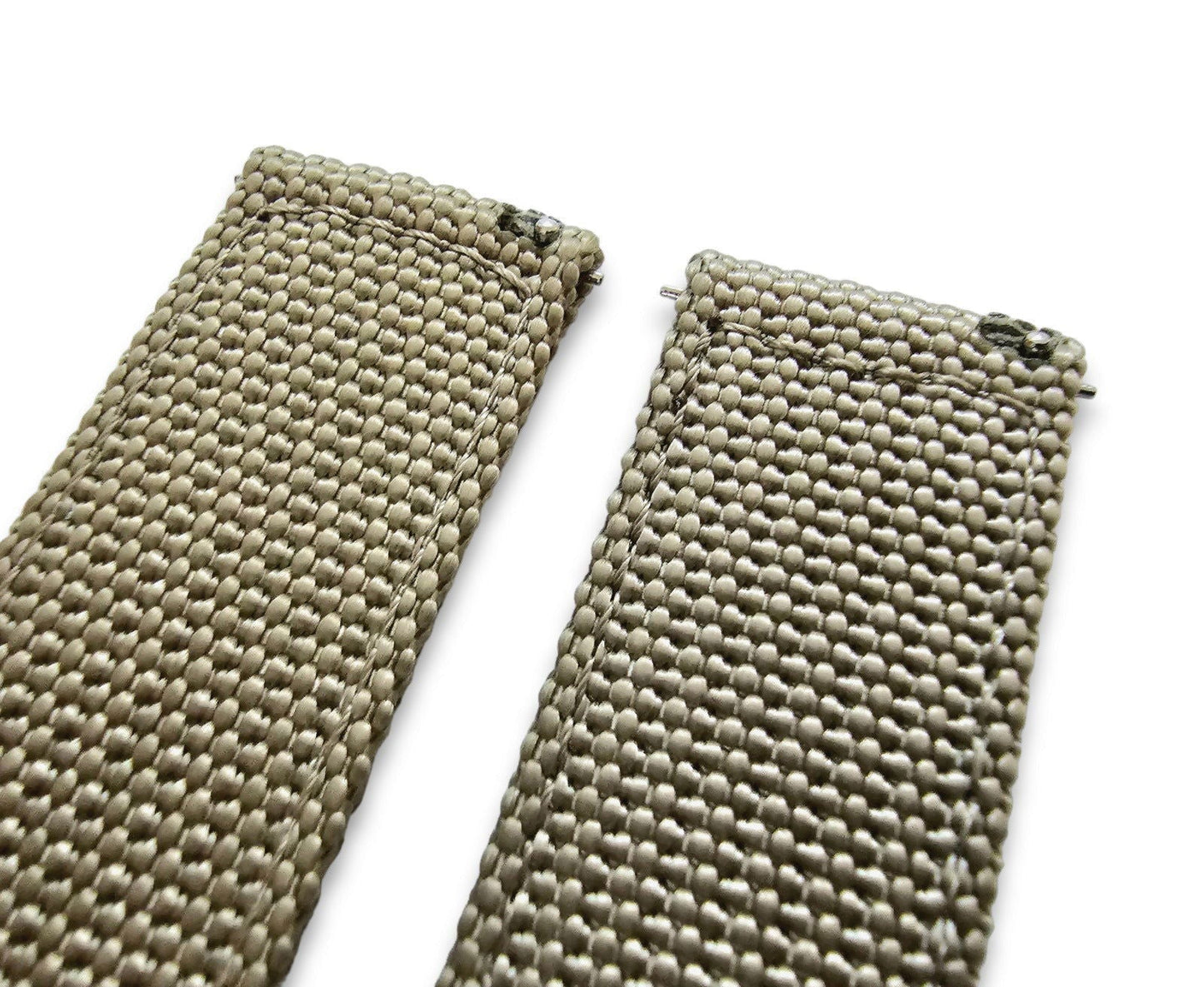 Sailcloth Canvas Watch Strap 18mm 20mm 22mm 24mm Khaki Green Red Blue Black - Wrist Envy