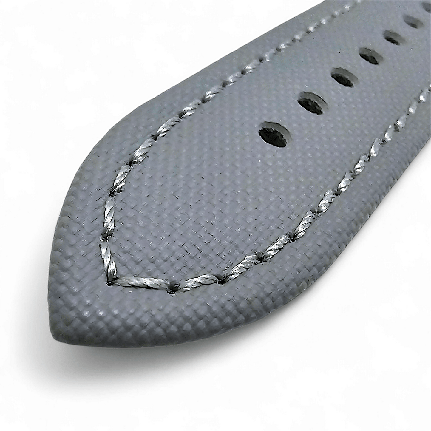 Sailcloth Watch Strap Band Premium Two Piece 20mm 22mm Navy Grey Replacement UK - Wrist Envy