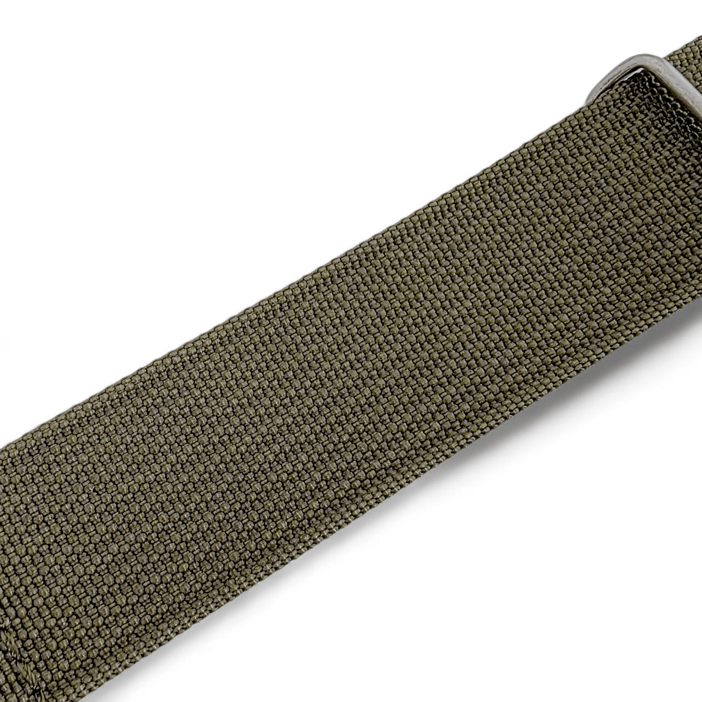 Sentinel Ribbed Nylon Watch Strap 18mm 20mm 22mm Green - Wrist Envy
