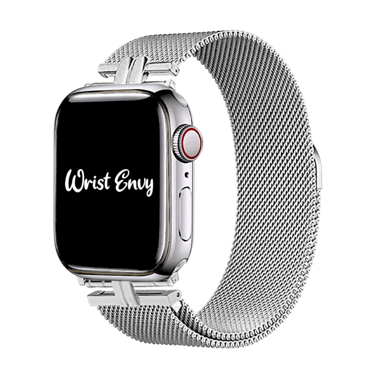 Sera Slim Milanese Mesh Bracelet for Apple Watch Silver - Wrist Envy