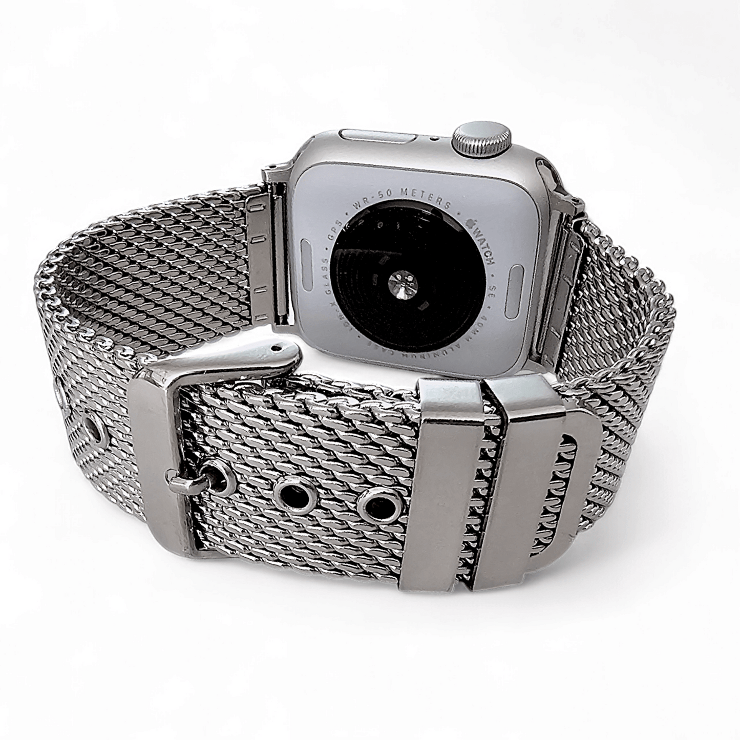 Shark Mesh 2.6mm Thick 316L Stainless Steel Bracelet For Apple Iwatch - Wrist Envy