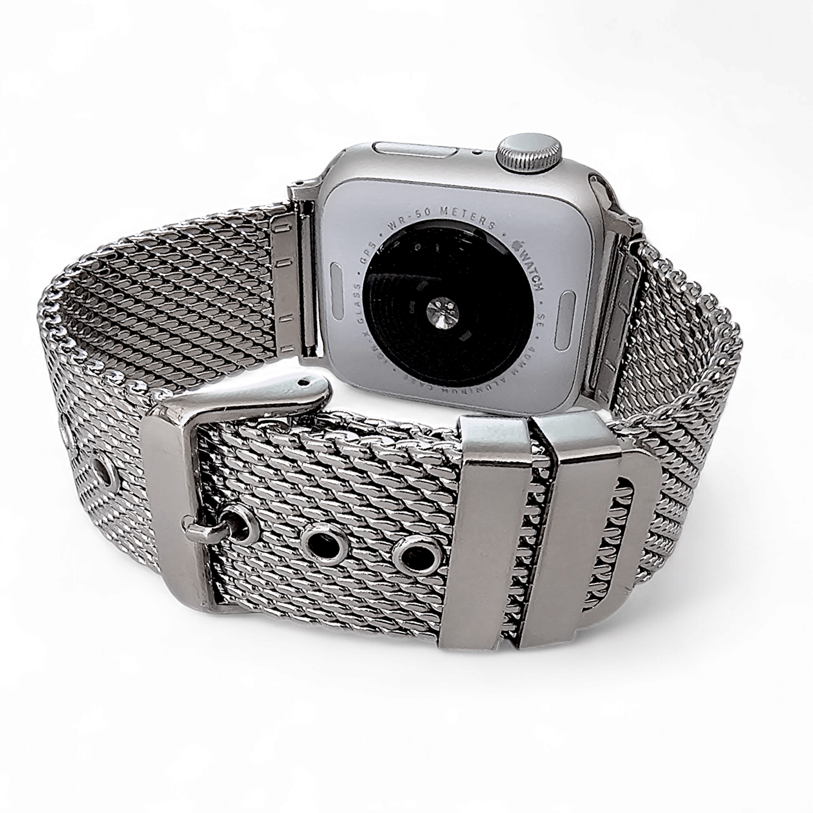 Shark Mesh 2.6mm Thick 316L Stainless Steel Bracelet For Apple Iwatch - Wrist Envy