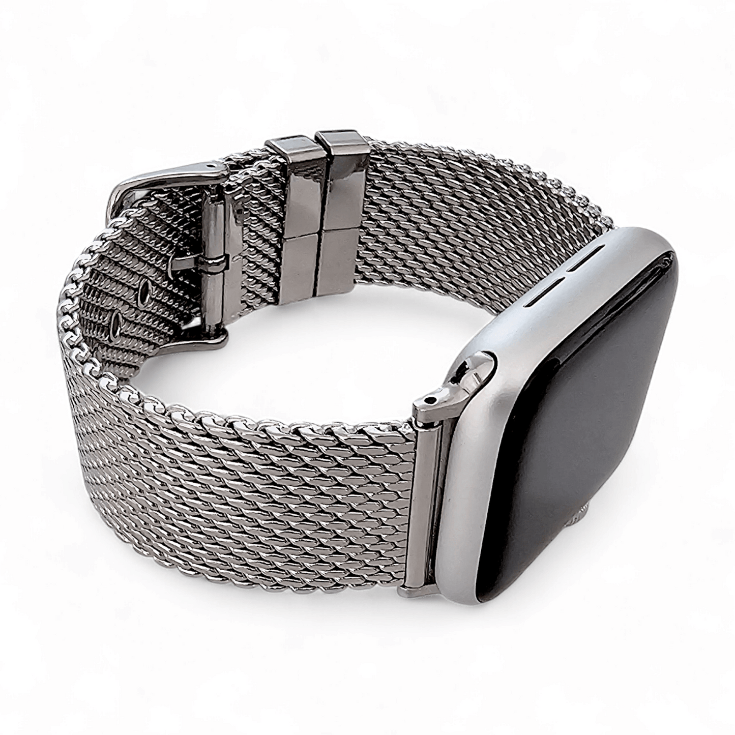 Shark Mesh 2.6mm Thick 316L Stainless Steel Bracelet For Apple Iwatch - Wrist Envy
