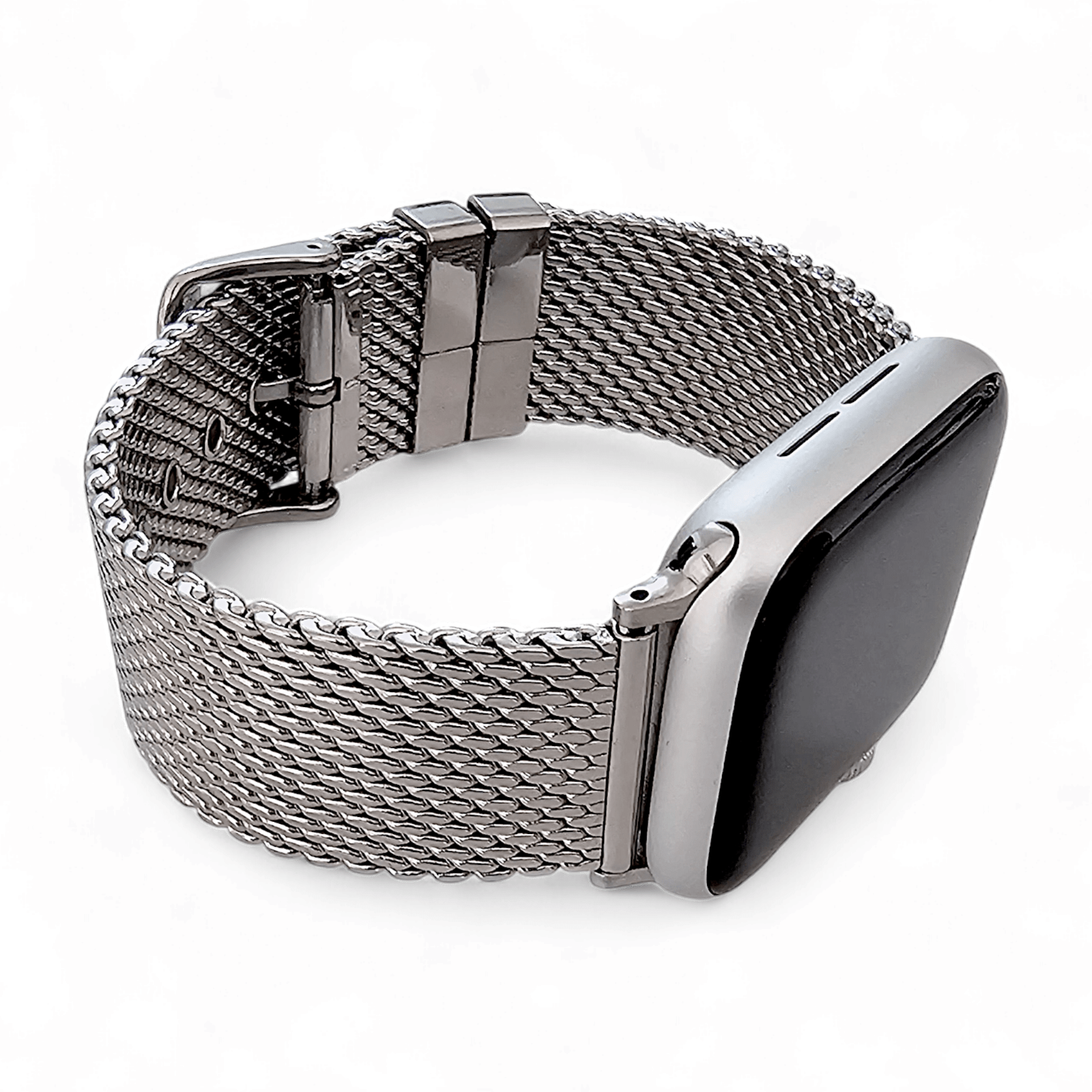Shark Mesh 2.6mm Thick 316L Stainless Steel Bracelet For Apple Iwatch - Wrist Envy