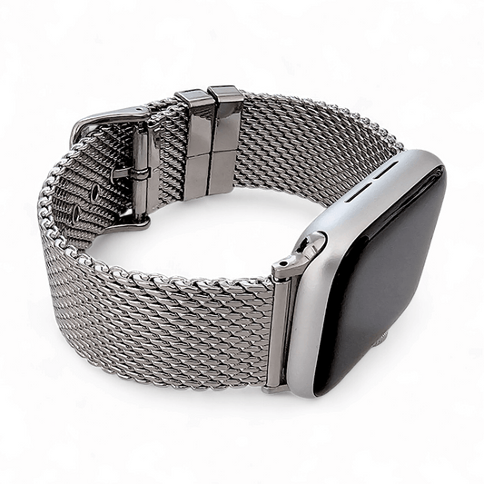 Shark Mesh 2.6mm Thick 316L Stainless Steel Bracelet For Apple Iwatch - Wrist Envy