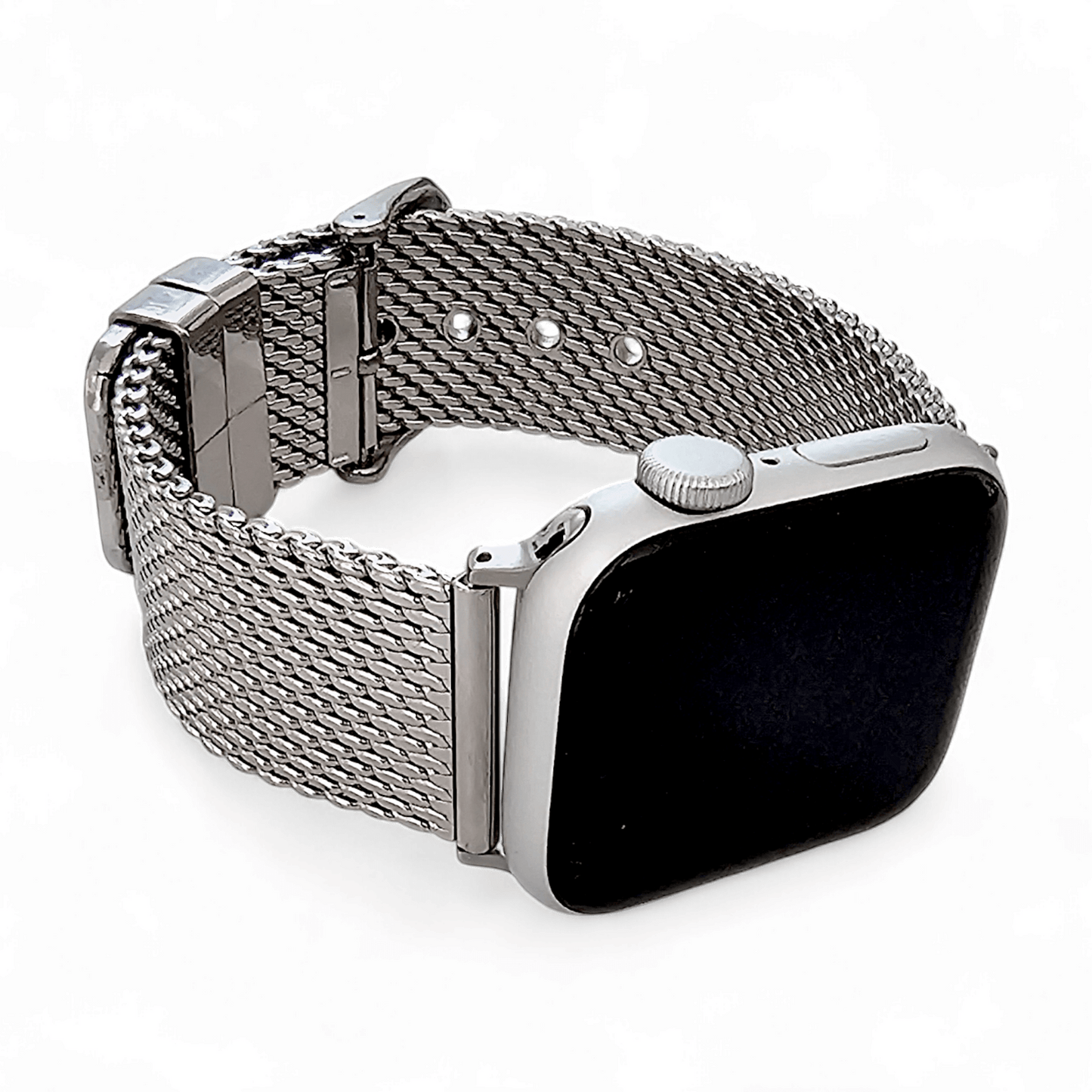 Shark Mesh 2.6mm Thick 316L Stainless Steel Bracelet For Apple Iwatch - Wrist Envy