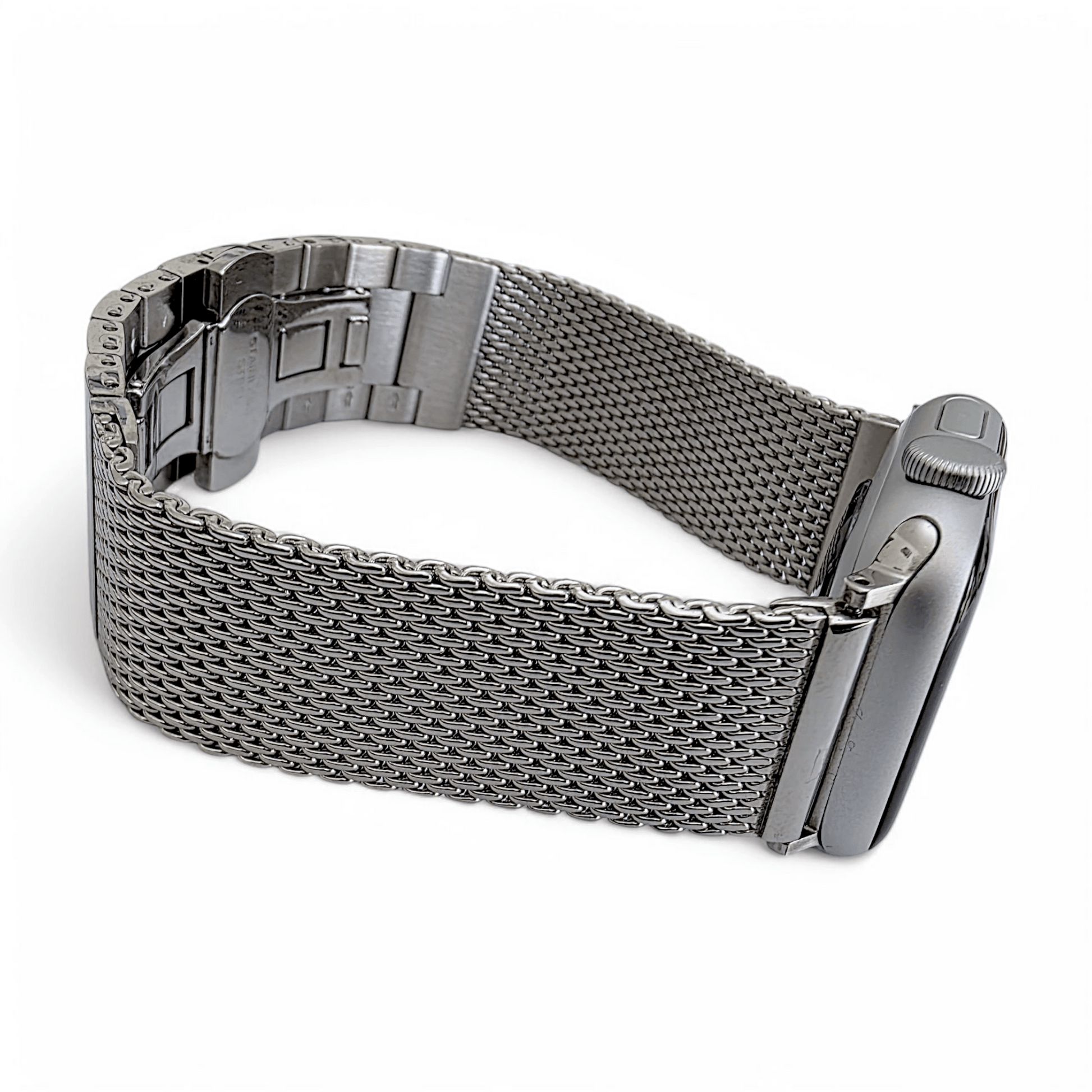 Shark Mesh 3mm Thick 316L Steel Bracelet For Apple Watch - Wrist Envy