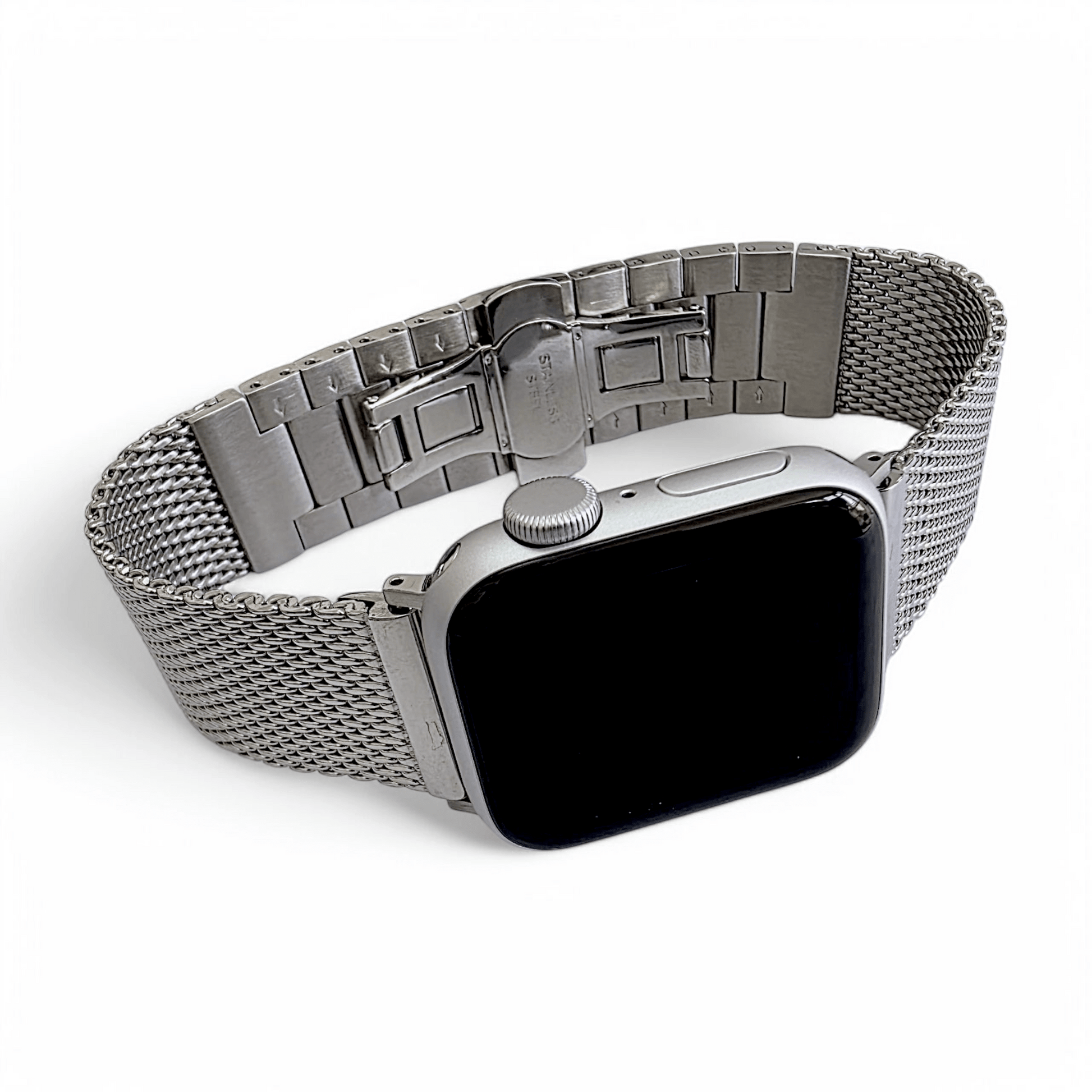 Shark Mesh 3mm Thick 316L Steel Bracelet For Apple Watch - Wrist Envy