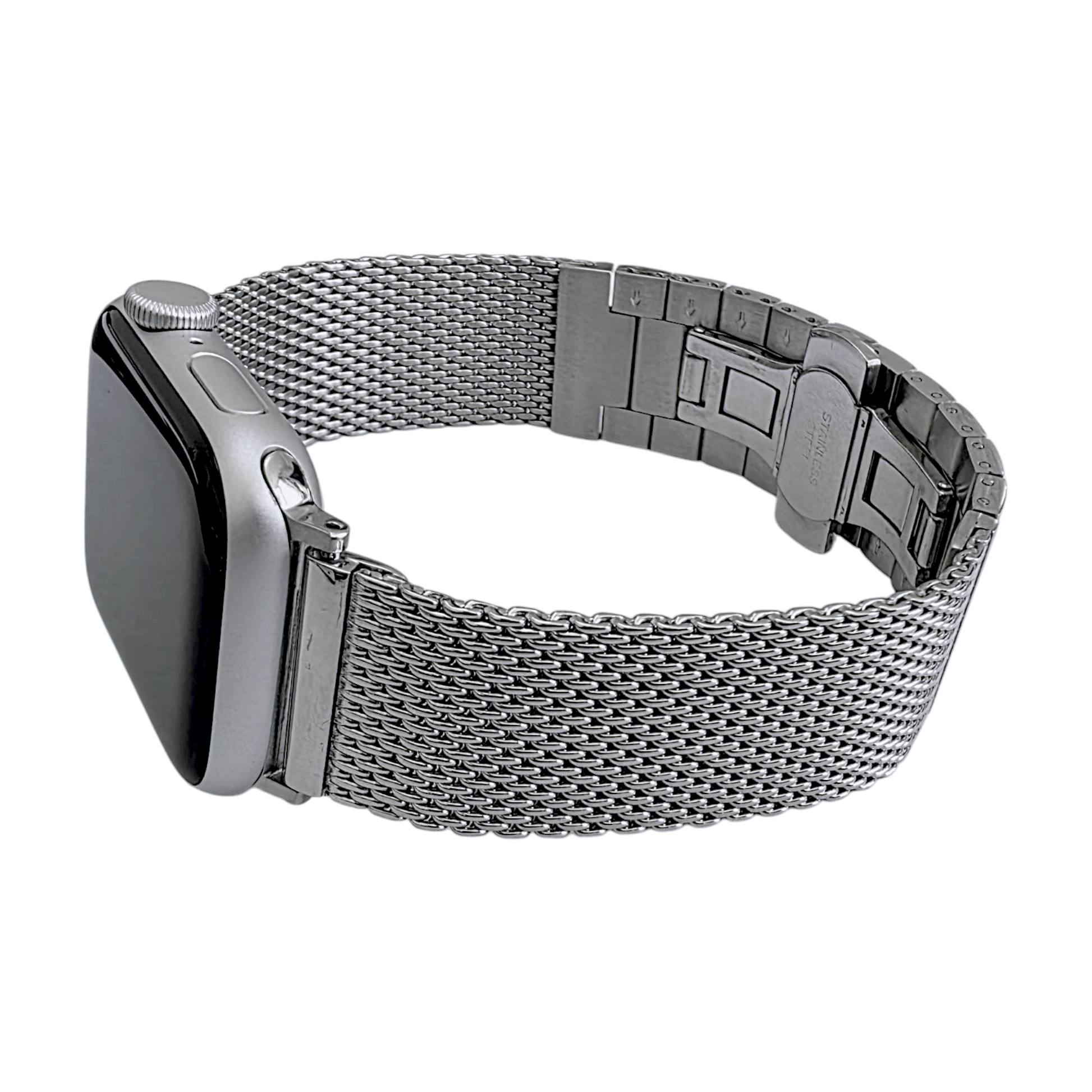 Shark Mesh 3mm Thick 316L Steel Bracelet For Apple Watch - Wrist Envy