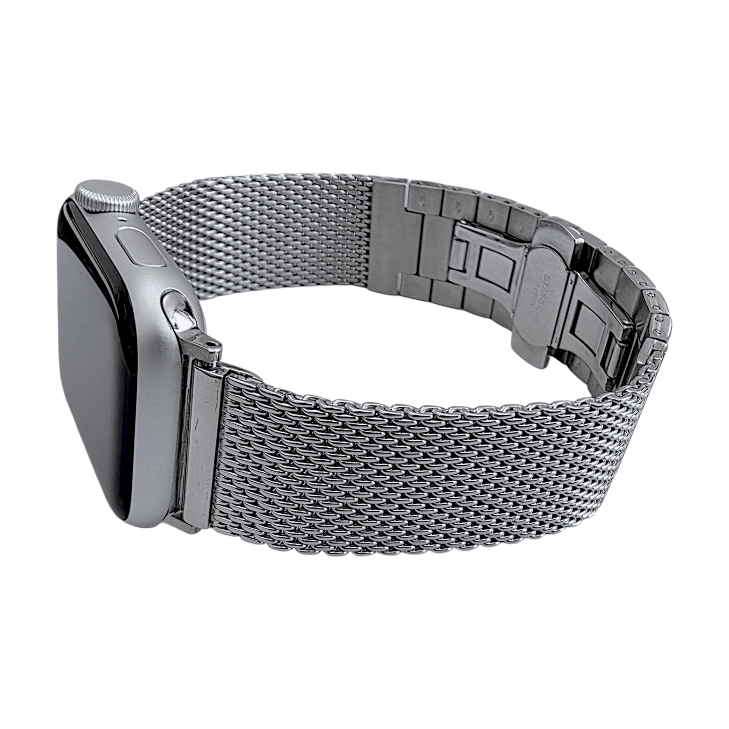 Shark Mesh 3mm Thick 316L Steel Bracelet For Apple Watch - Wrist Envy