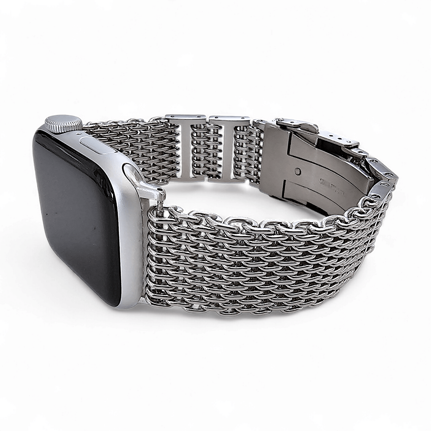Shark Mesh 4.2mm Thick 316L Steel Bracelet For Apple Watch - Wrist Envy