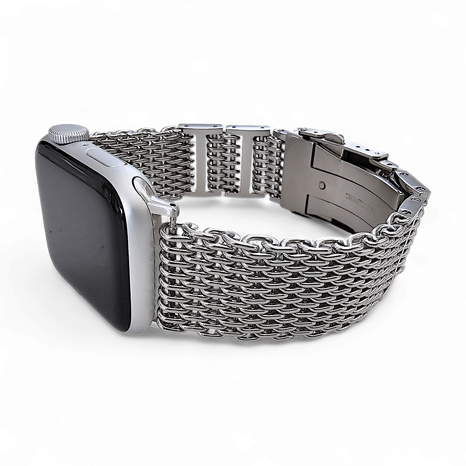 Shark Mesh 4.2mm Thick 316L Steel Bracelet For Apple Watch - Wrist Envy