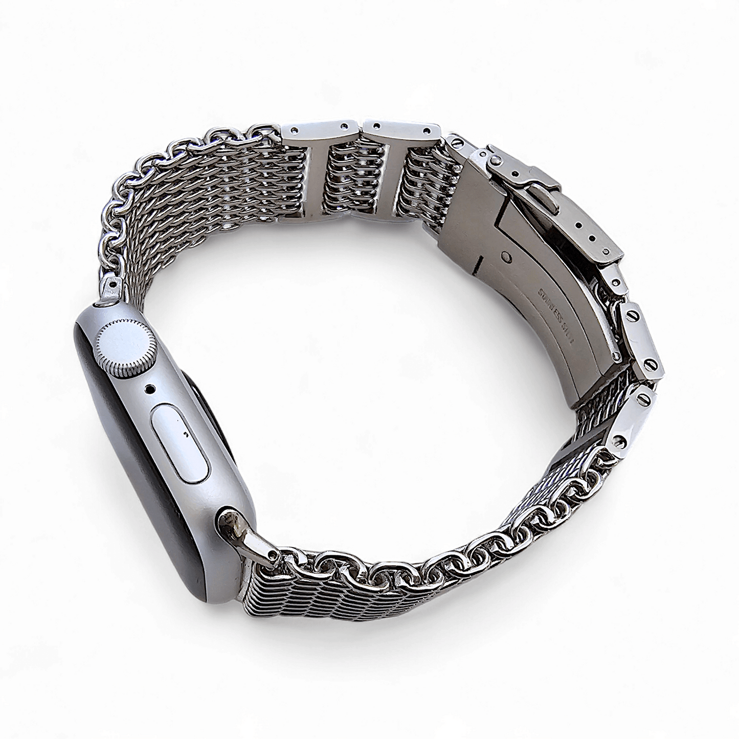 Shark Mesh 4.2mm Thick 316L Steel Bracelet For Apple Watch - Wrist Envy