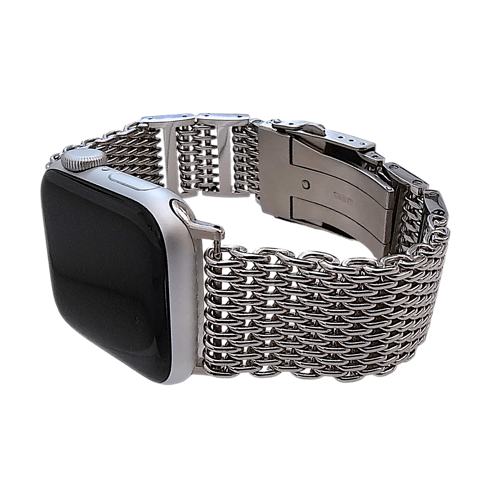 Shark Mesh 4.2mm Thick 316L Steel Bracelet For Apple Watch - Wrist Envy