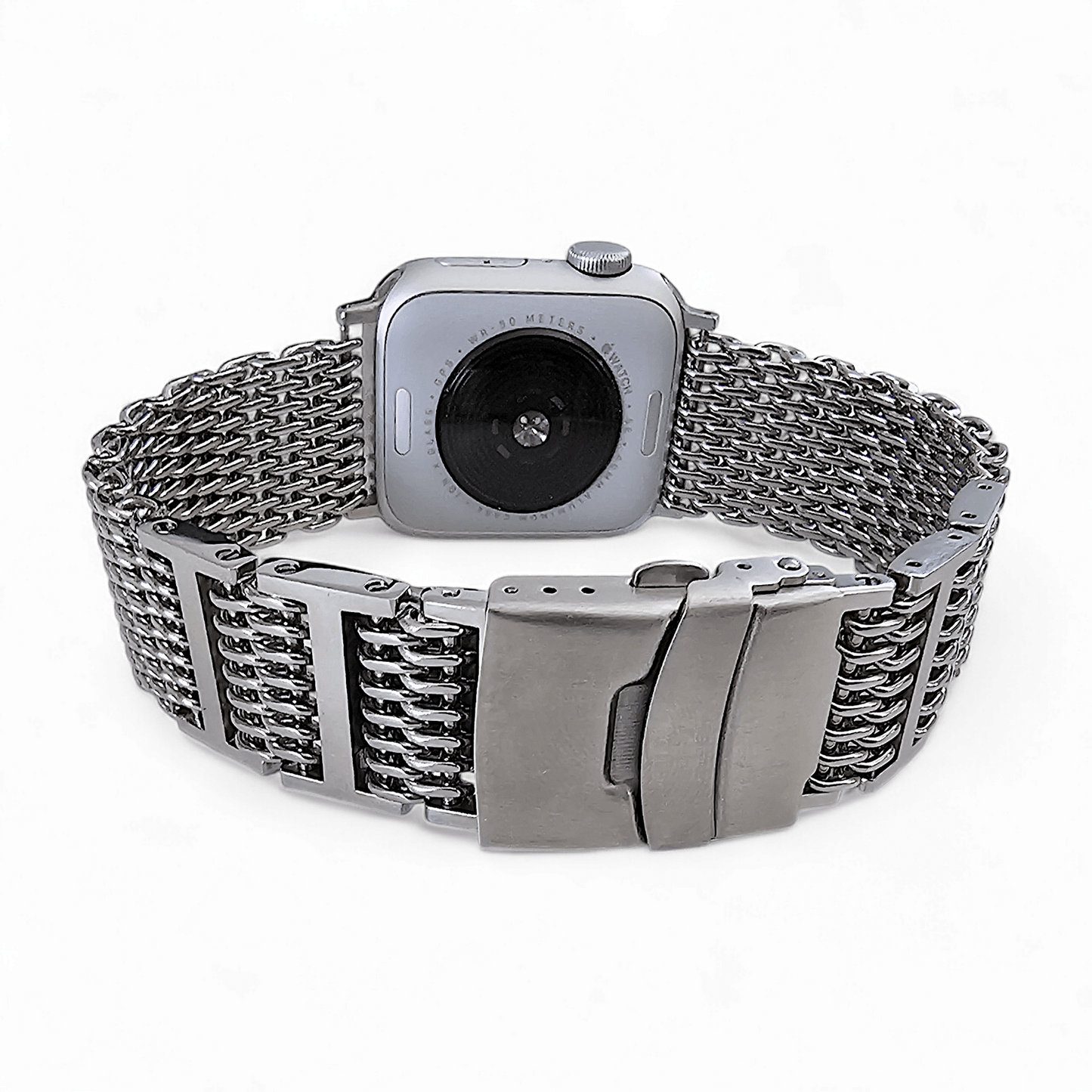 Shark Mesh 4.2mm Thick 316L Steel Bracelet For Apple Watch - Wrist Envy