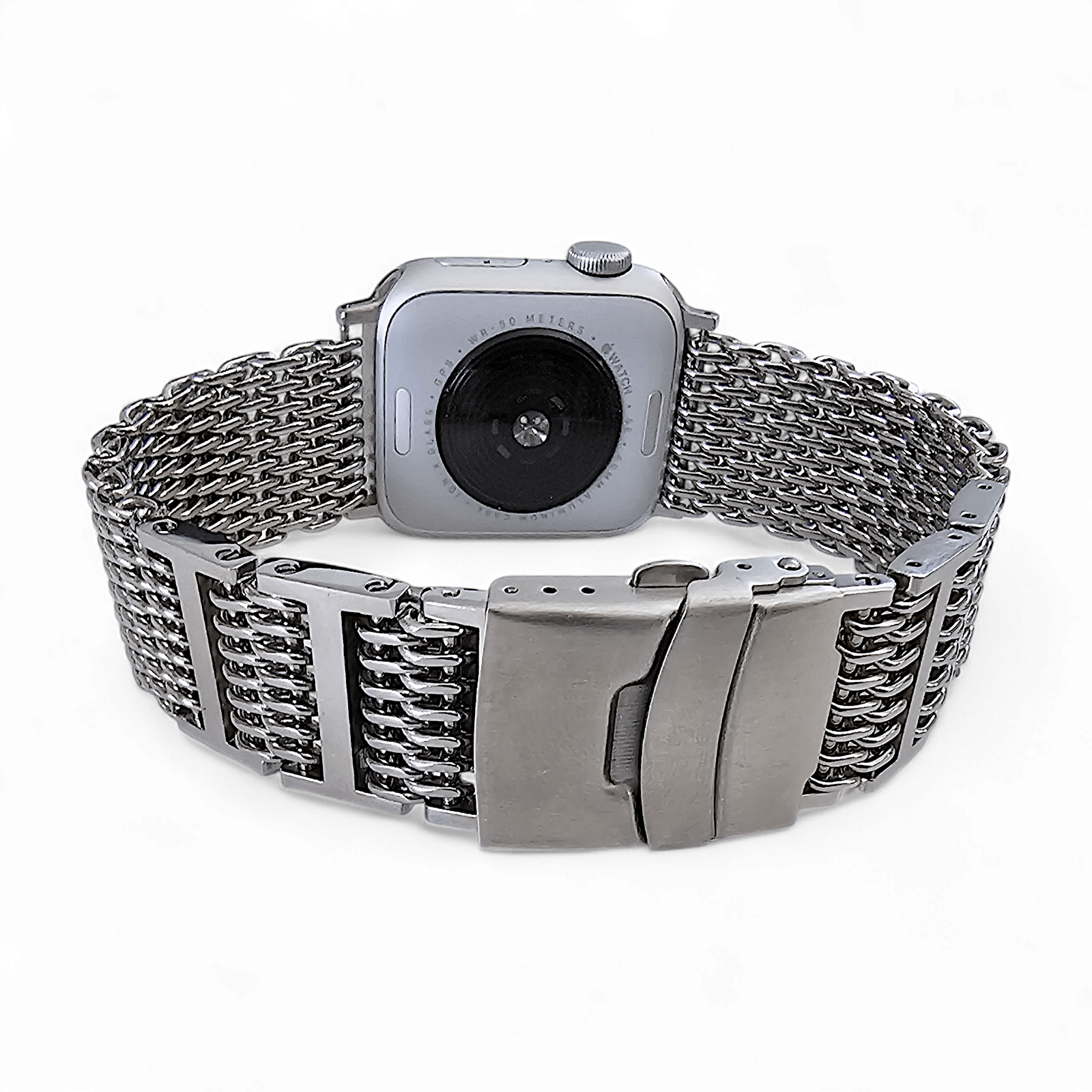 Shark Mesh 4.2mm Thick 316L Steel Bracelet For Apple Watch - Wrist Envy