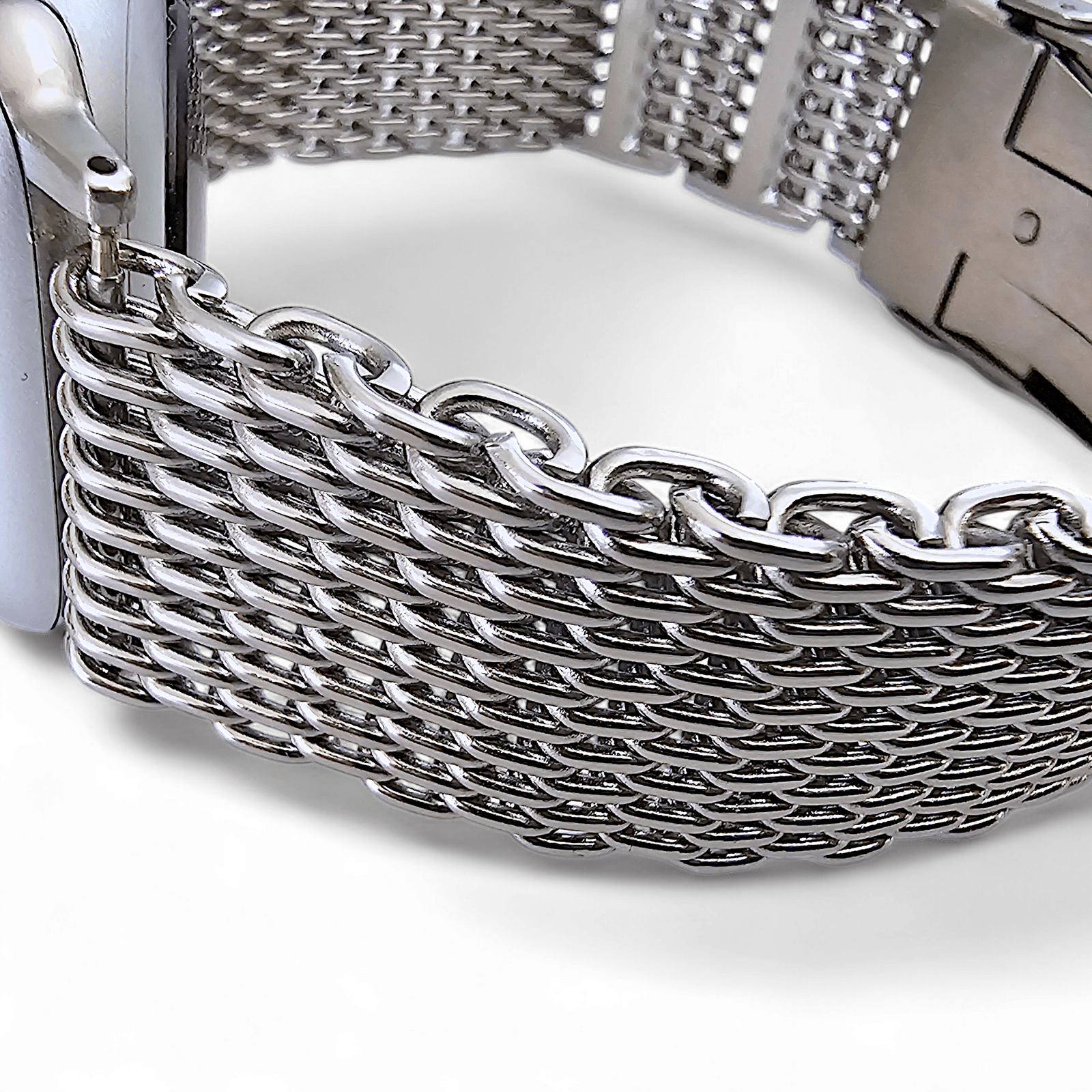 Shark Mesh 4.2mm Thick 316L Steel Bracelet For Apple Watch - Wrist Envy