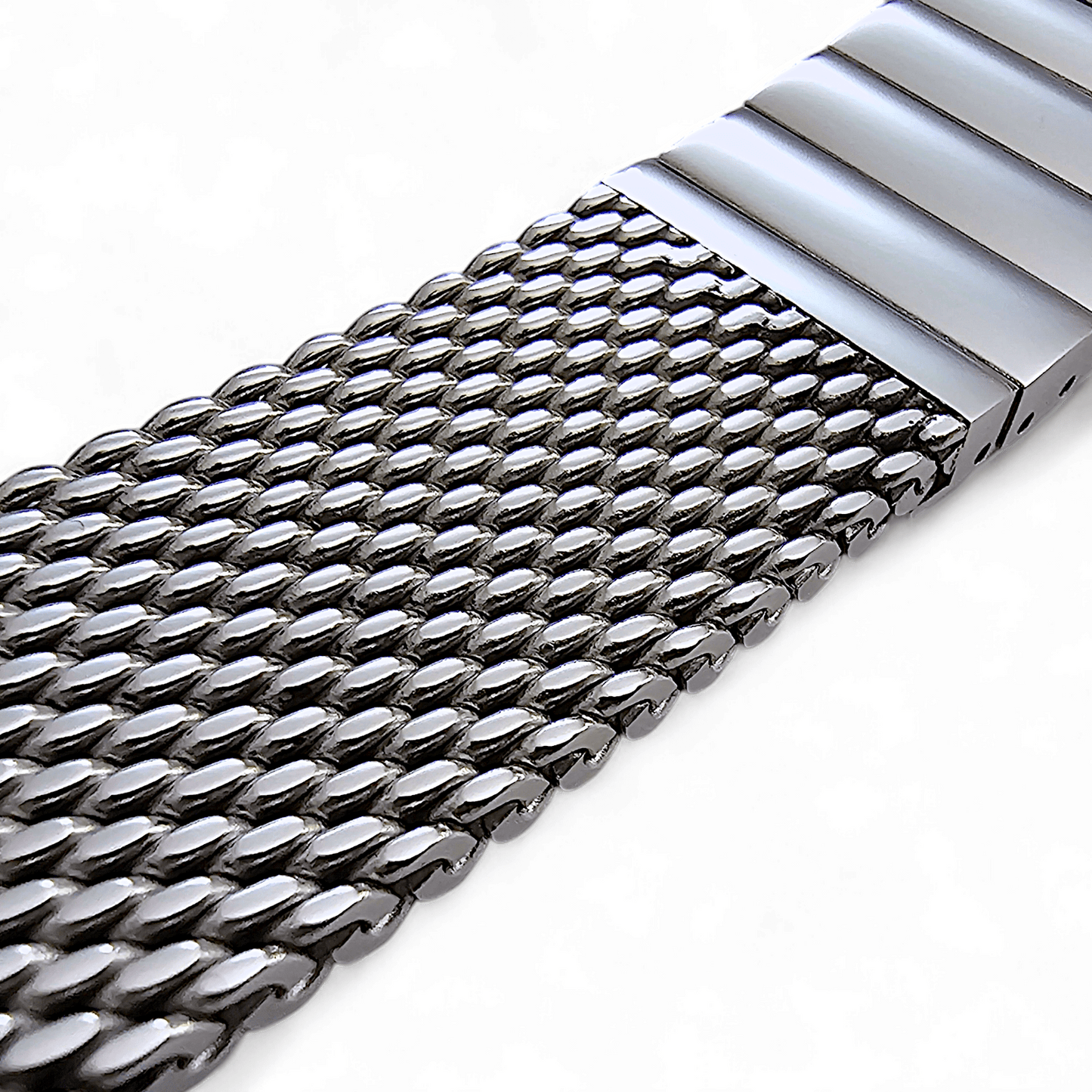 Shark Mesh 5mm Thick 316L Steel Bracelet For Apple Watch - Wrist Envy