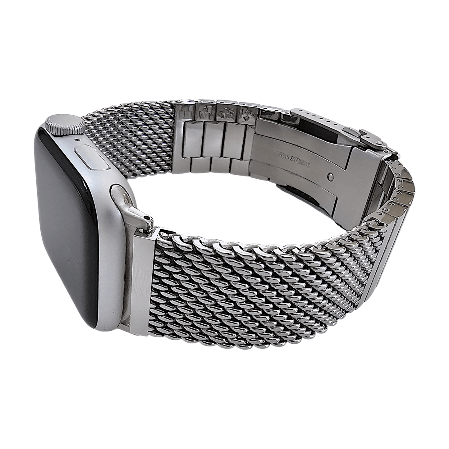 Shark Mesh 5mm Thick 316L Steel Bracelet For Apple Watch - Wrist Envy