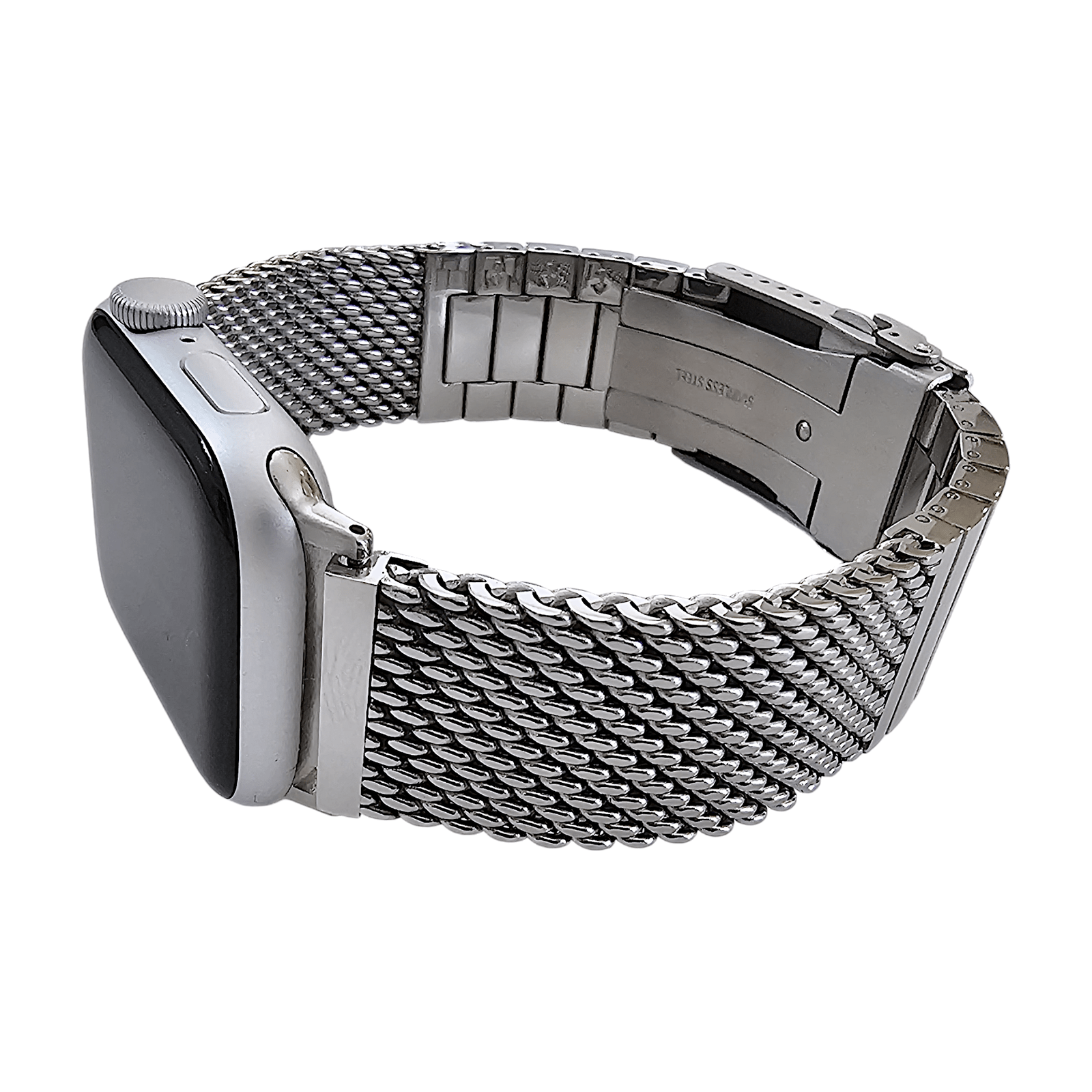 Shark Mesh 5mm Thick 316L Steel Bracelet For Apple Watch - Wrist Envy