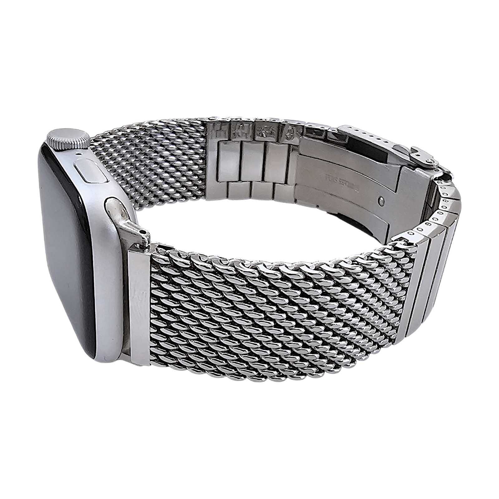 Shark Mesh 5mm Thick 316L Steel Bracelet For Apple Watch - Wrist Envy