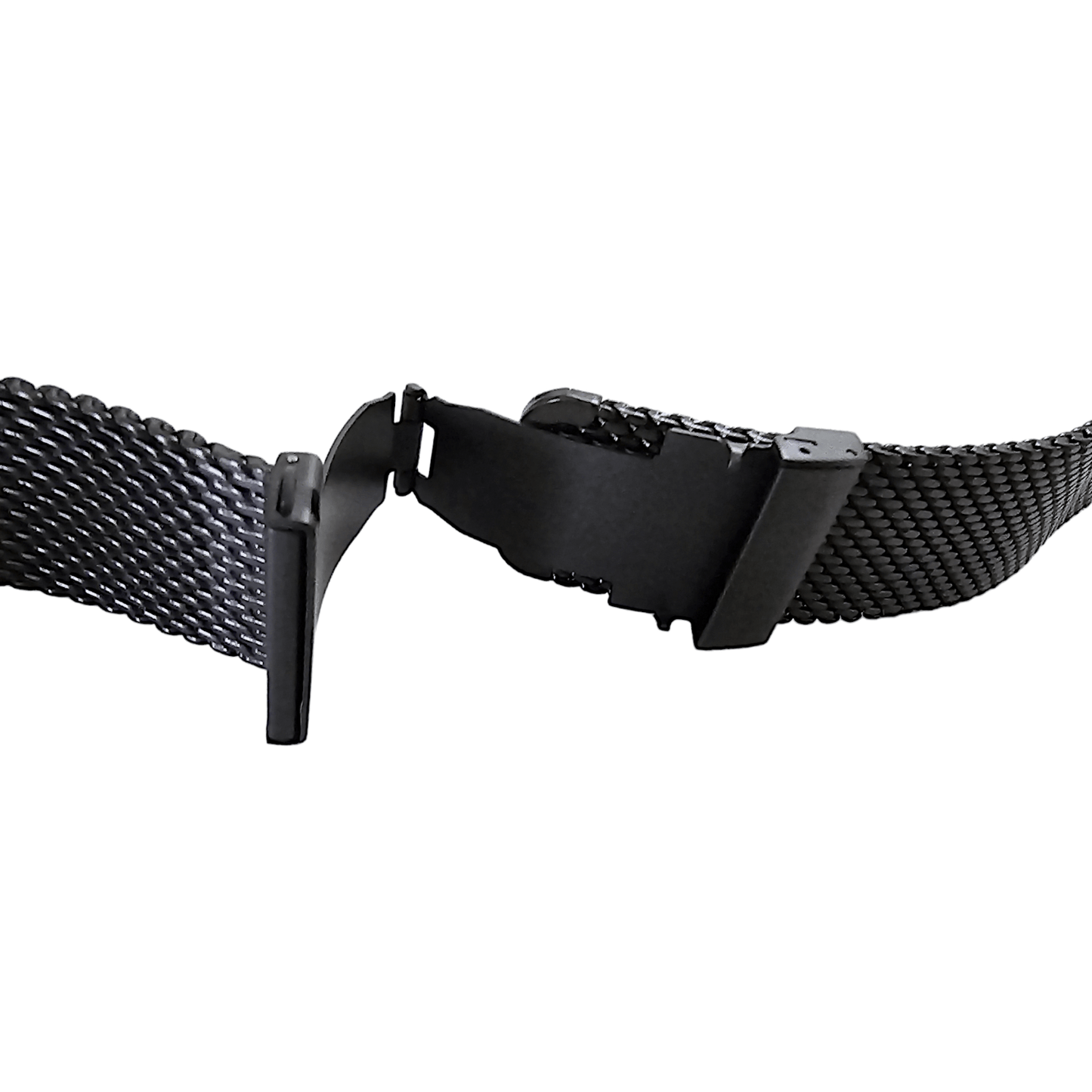 Shark Mesh Black High Quality 2.7mm Thick Milanese Watch Strap Band 18 20 22 mm - Wrist Envy