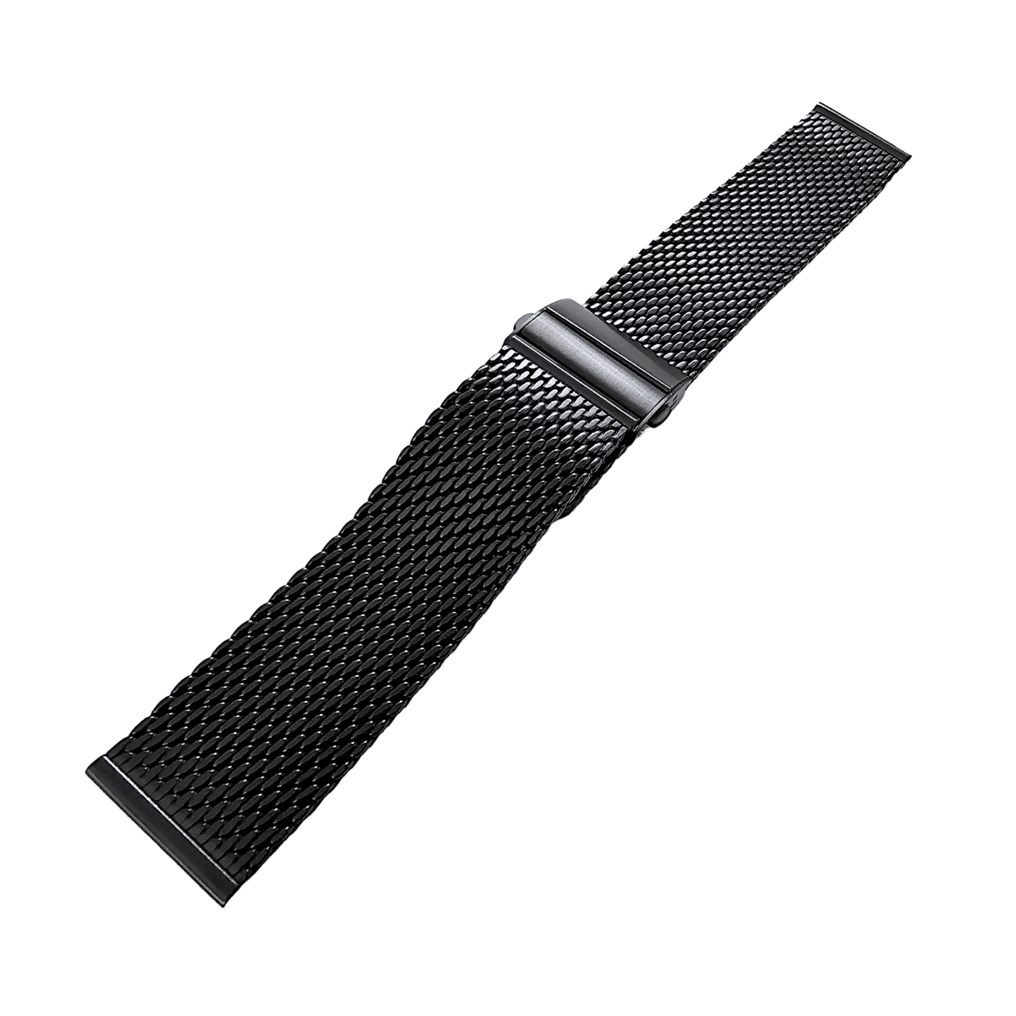 Shark Mesh Black High Quality 2.7mm Thick Milanese Watch Strap Band 18 20 22 mm - Wrist Envy