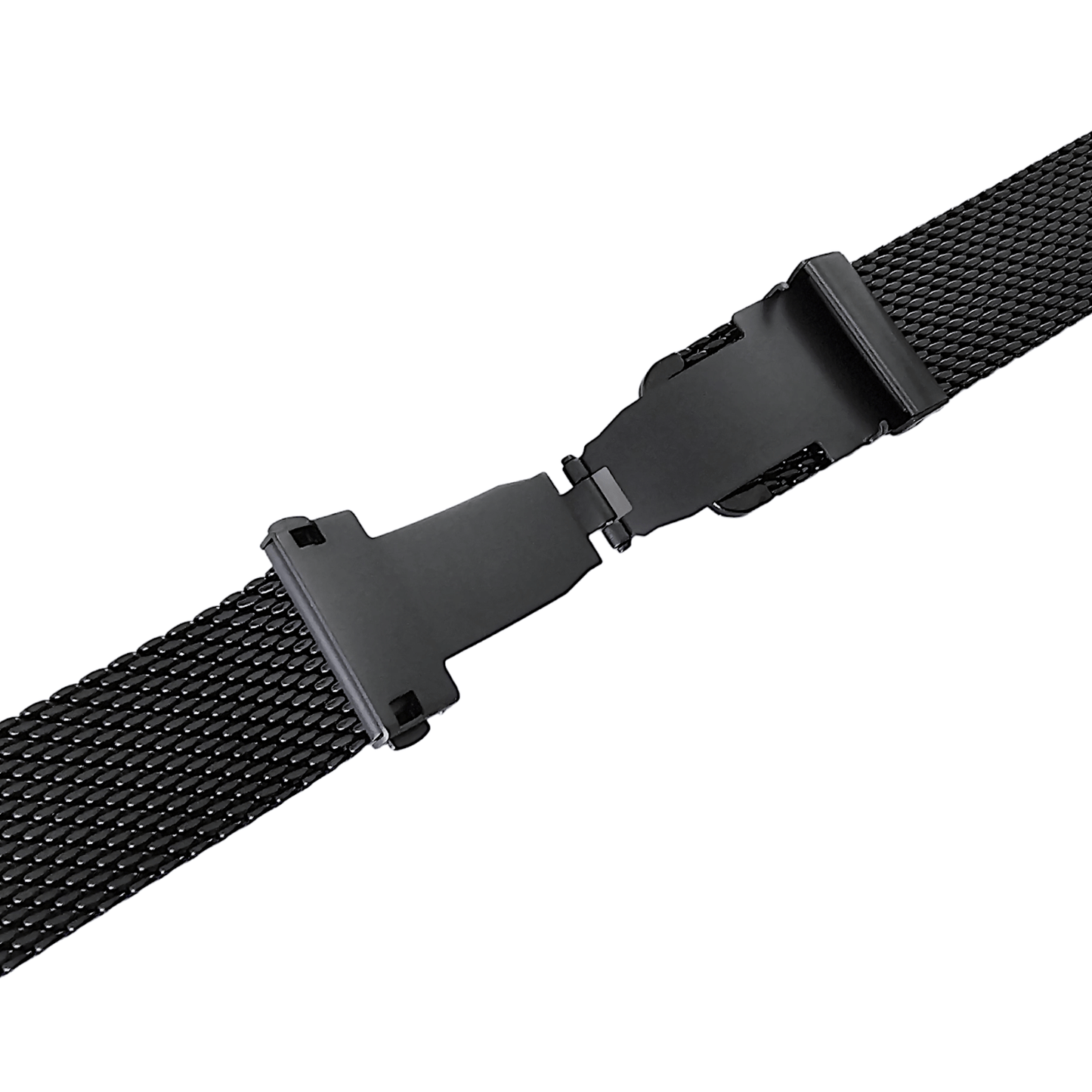 Shark Mesh Black High Quality 2.7mm Thick Milanese Watch Strap Band 18 20 22 mm - Wrist Envy