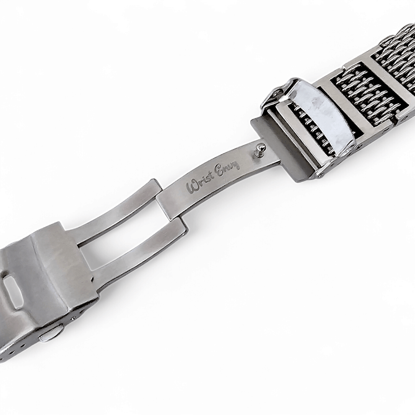 Shark Mesh Genuine H Link 4.2mm Thick Bracelet 316L Stainless Steel 20mm 22mm - Wrist Envy