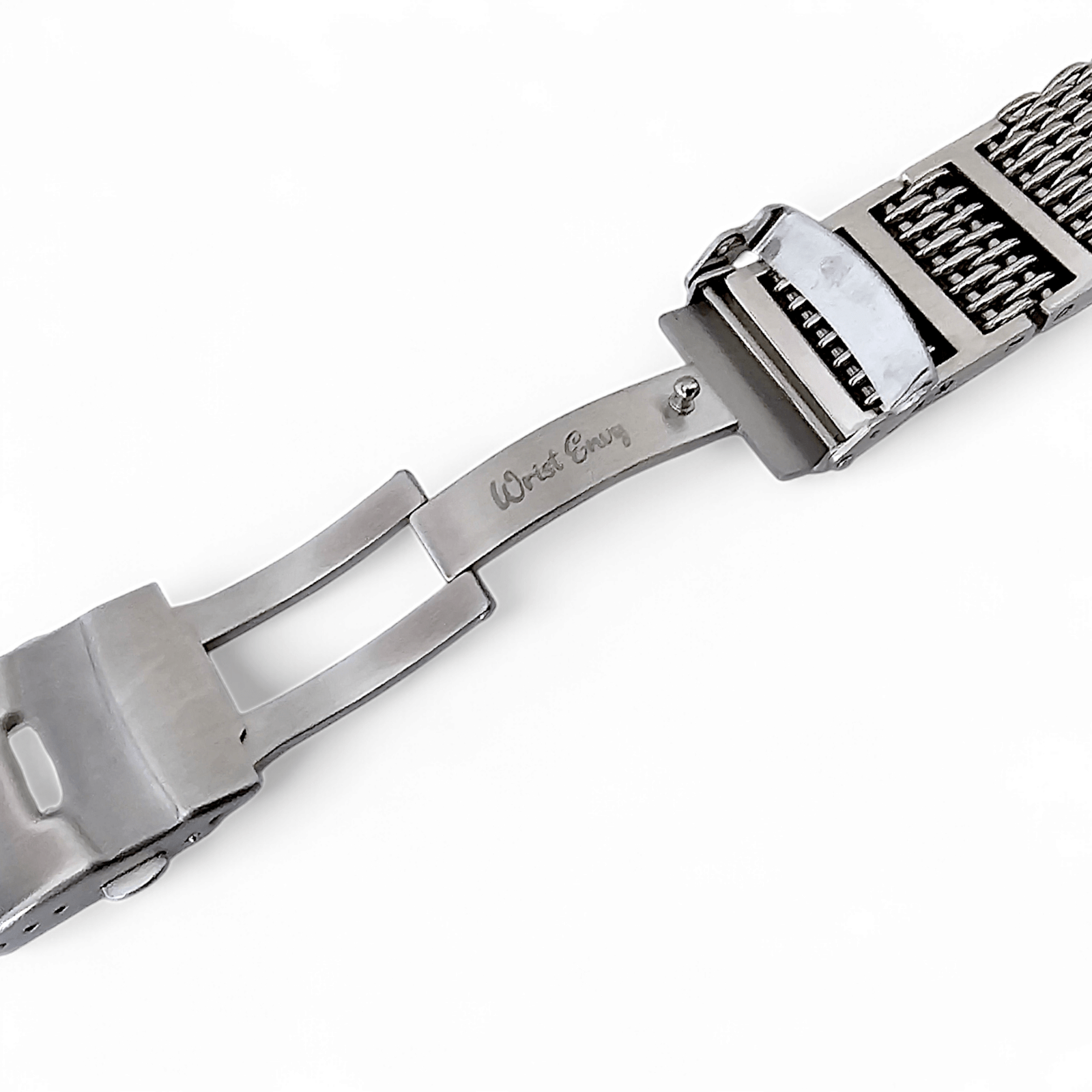 Shark Mesh Genuine H Link 4.2mm Thick Bracelet 316L Stainless Steel 20mm 22mm - Wrist Envy