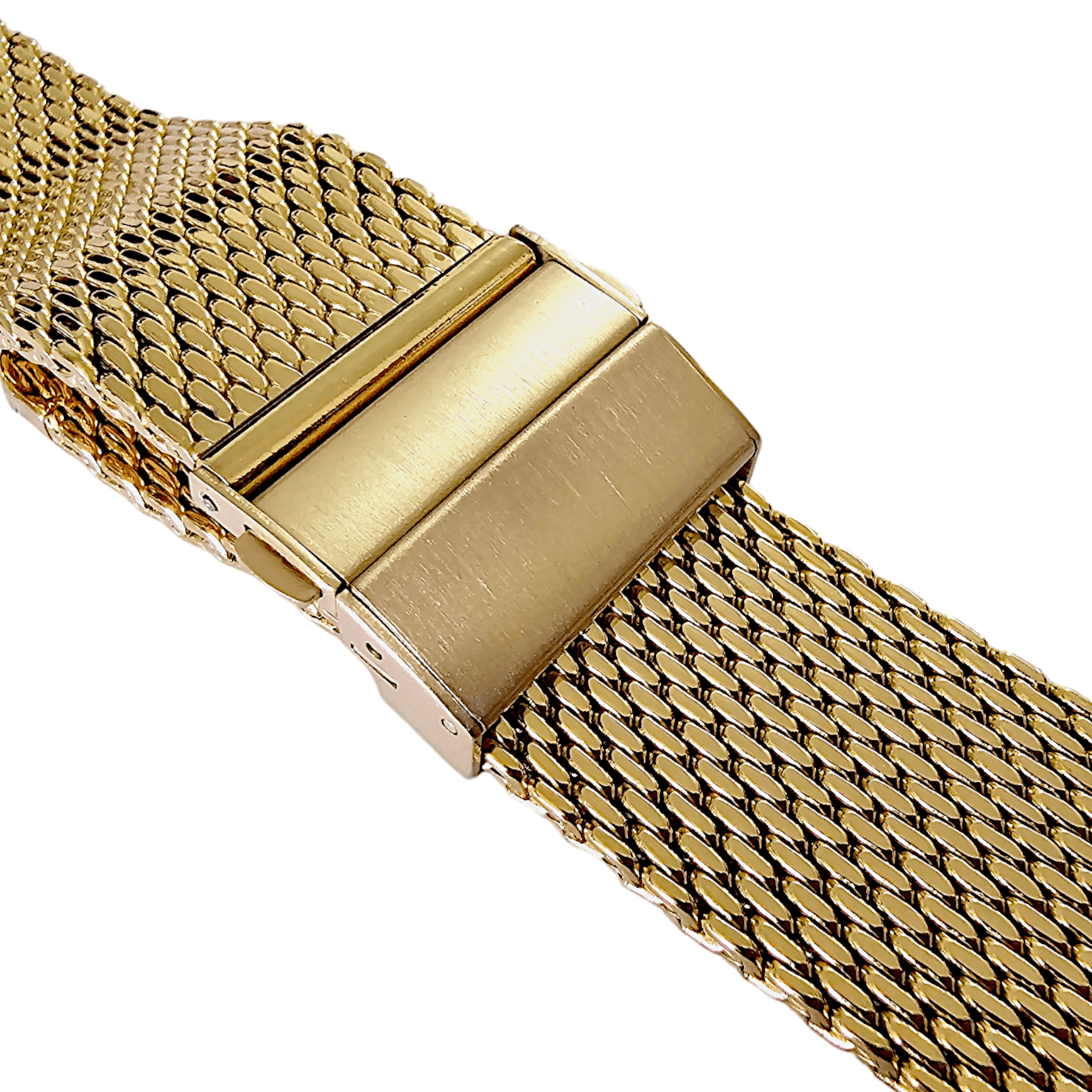 Shark Mesh High Quality 2.7mm Thick Milanese Watch Strap Band Gold 18 20 22 mm - Wrist Envy