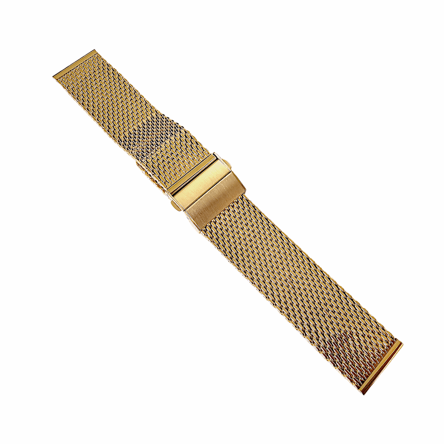 Shark Mesh High Quality 2.7mm Thick Milanese Watch Strap Band Gold 18 20 22 mm - Wrist Envy