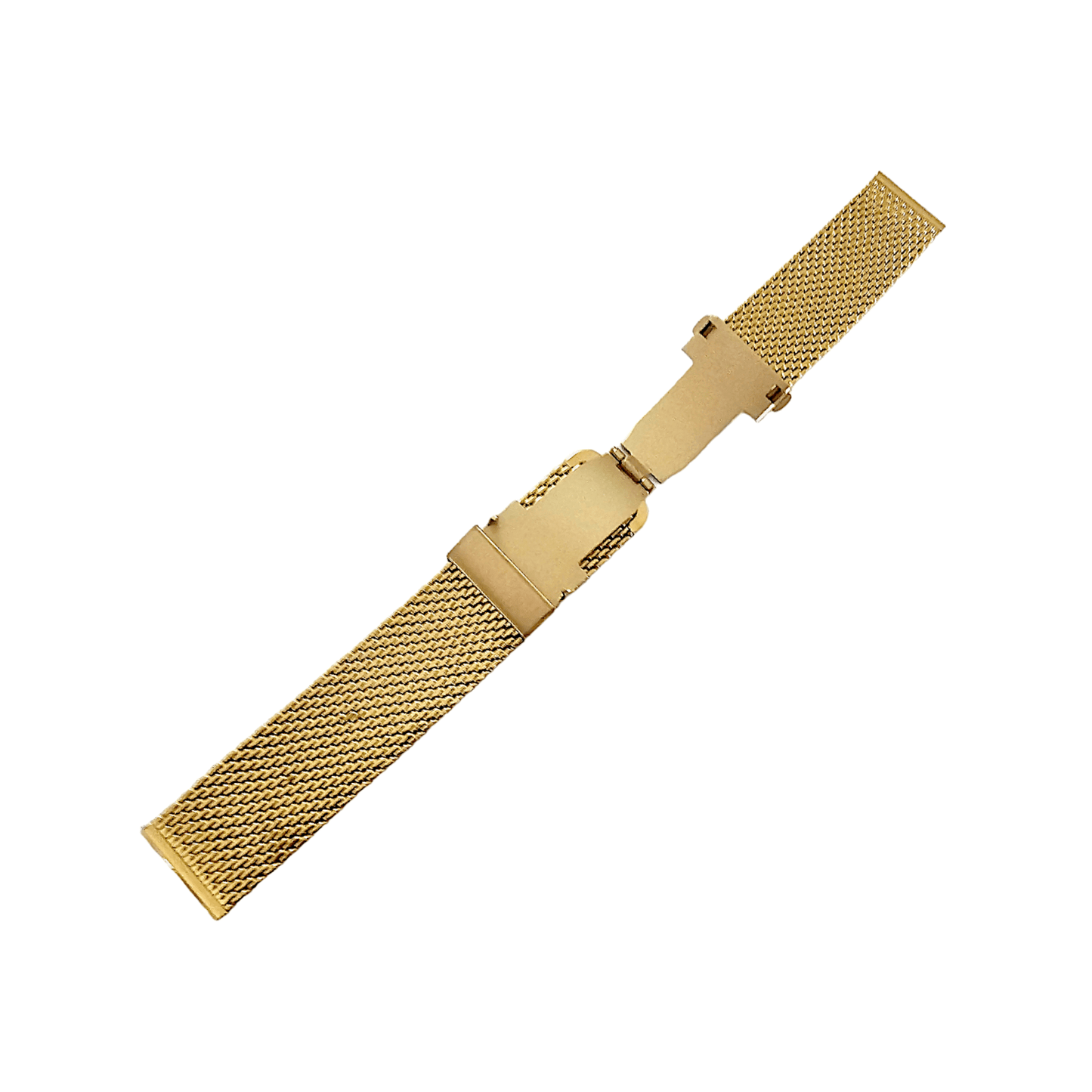 Shark Mesh High Quality 2.7mm Thick Milanese Watch Strap Band Gold 18 20 22 mm - Wrist Envy