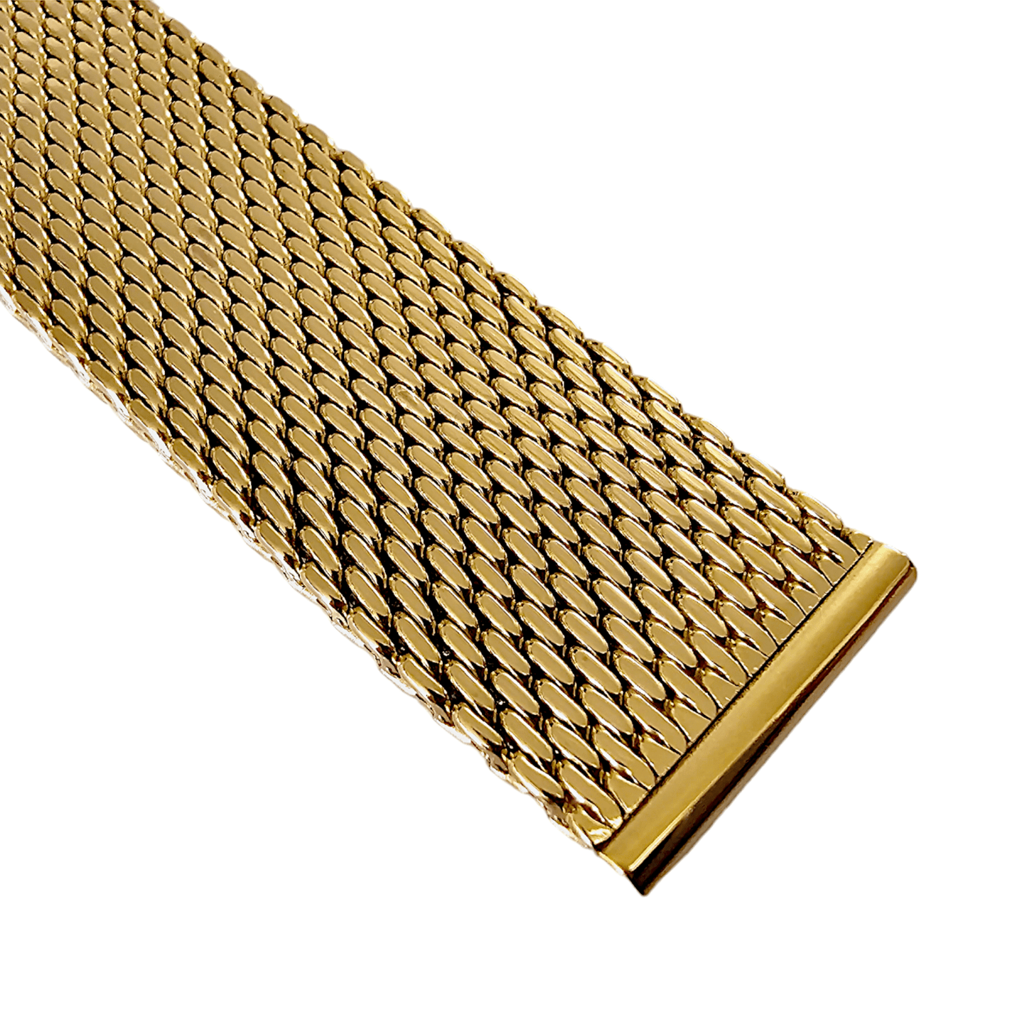 Shark Mesh High Quality 2.7mm Thick Milanese Watch Strap Band Gold 18 20 22 mm - Wrist Envy