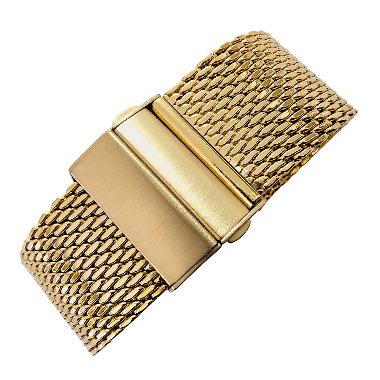 Shark Mesh High Quality 2.7mm Thick Milanese Watch Strap Band Gold 18 20 22 mm - Wrist Envy