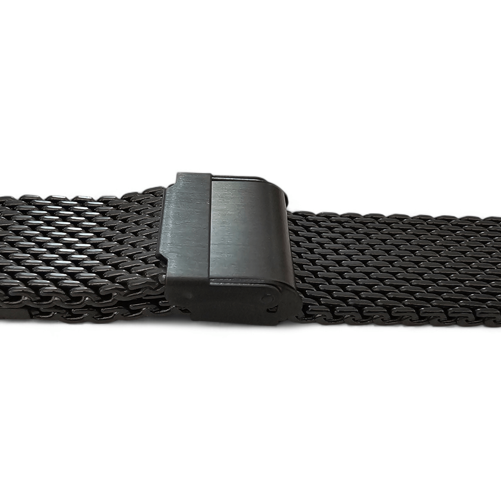 Shark Mesh High Quality 2.7mm Thick Watch Strap 20mm Black PVD - Wrist Envy