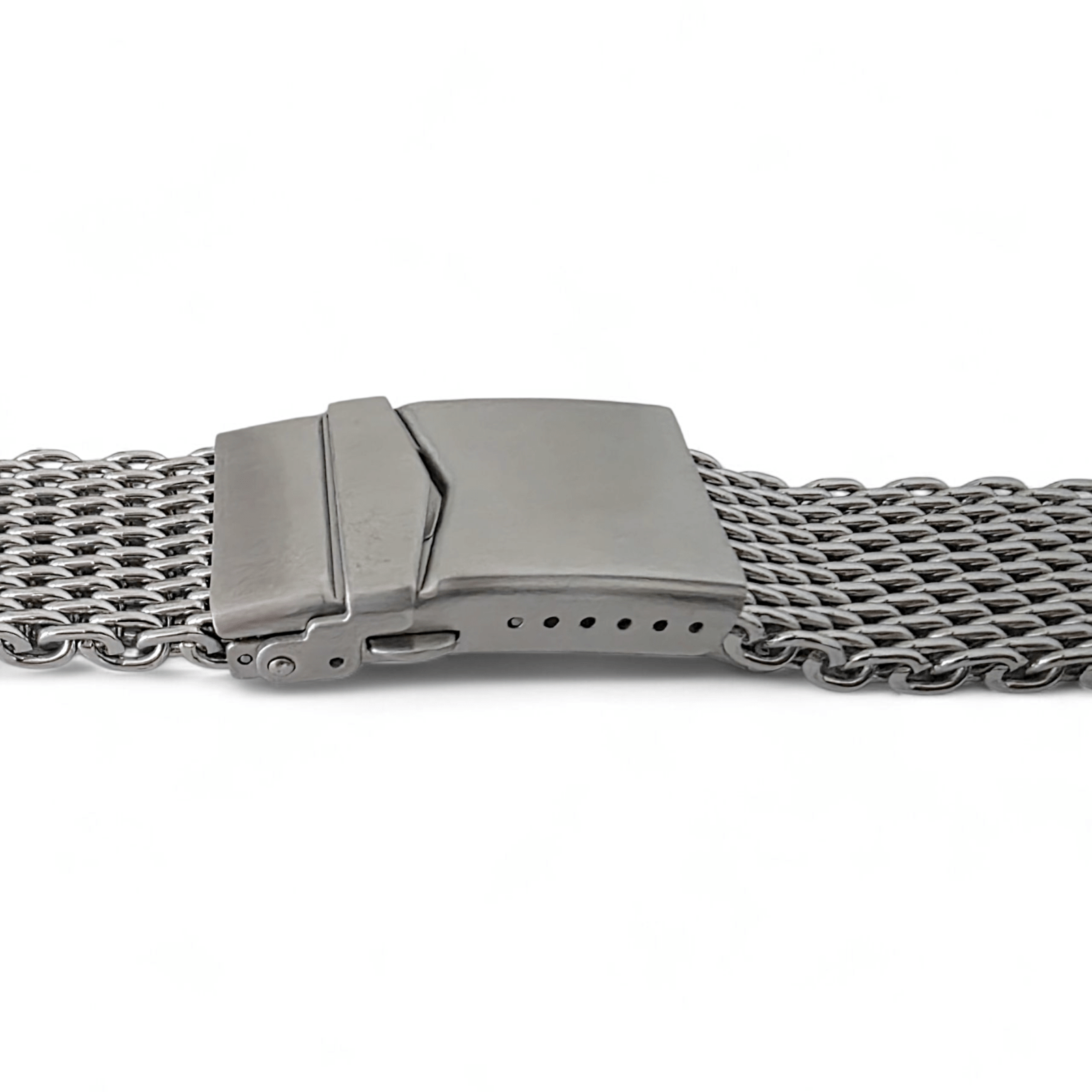 Shark Mesh Watch Bracelet XL Wrists Only 316L Stainless Steel Strap 20mm 22mm - Wrist Envy