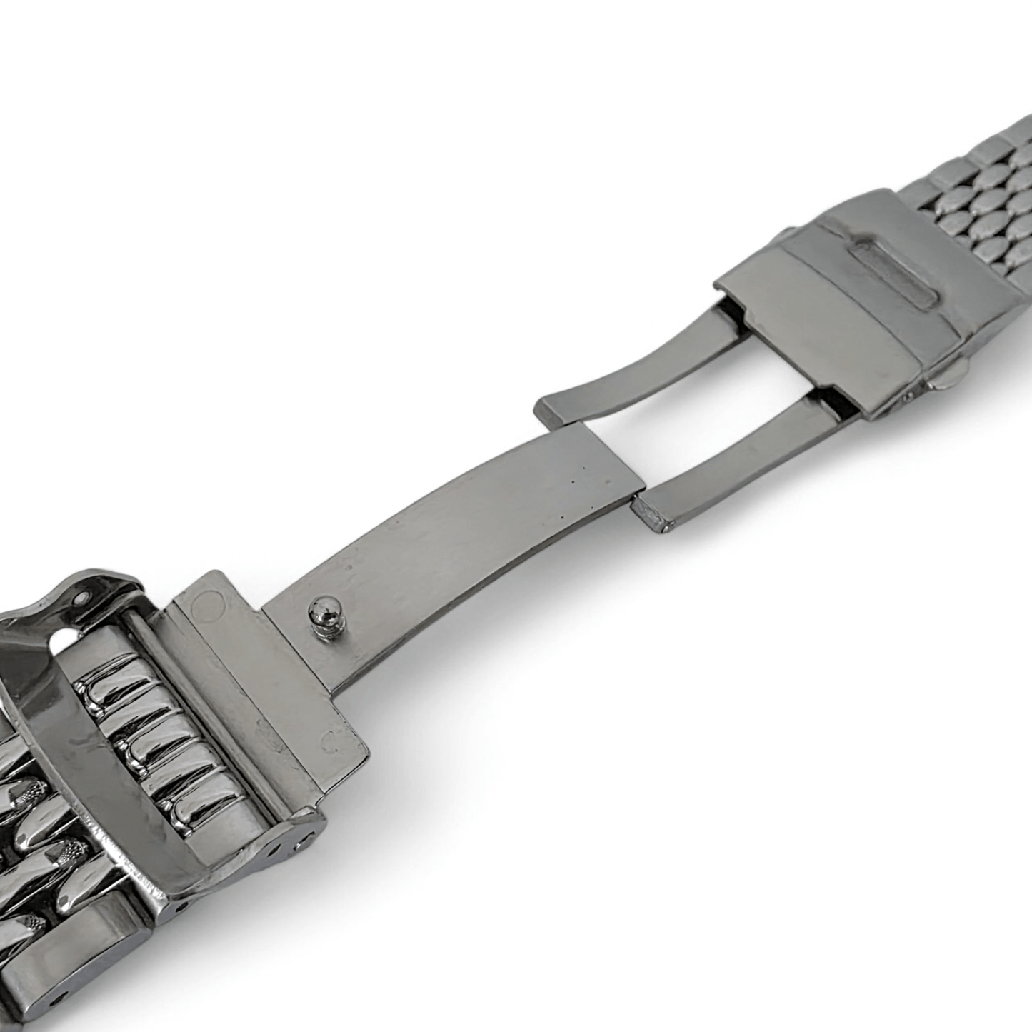 Shark Mesh Watch Bracelet XL Wrists Only 316L Stainless Steel Strap 20mm 22mm - Wrist Envy