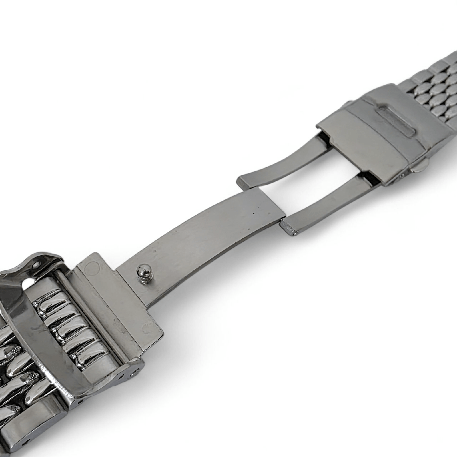 Shark Mesh Watch Bracelet XL Wrists Only 316L Stainless Steel Strap 20mm 22mm - Wrist Envy