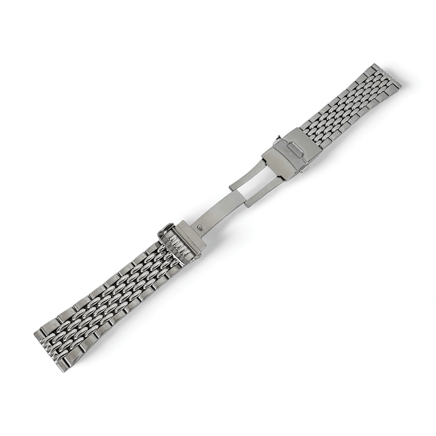 Shark Mesh Watch Bracelet XL Wrists Only 316L Stainless Steel Strap 20mm 22mm - Wrist Envy