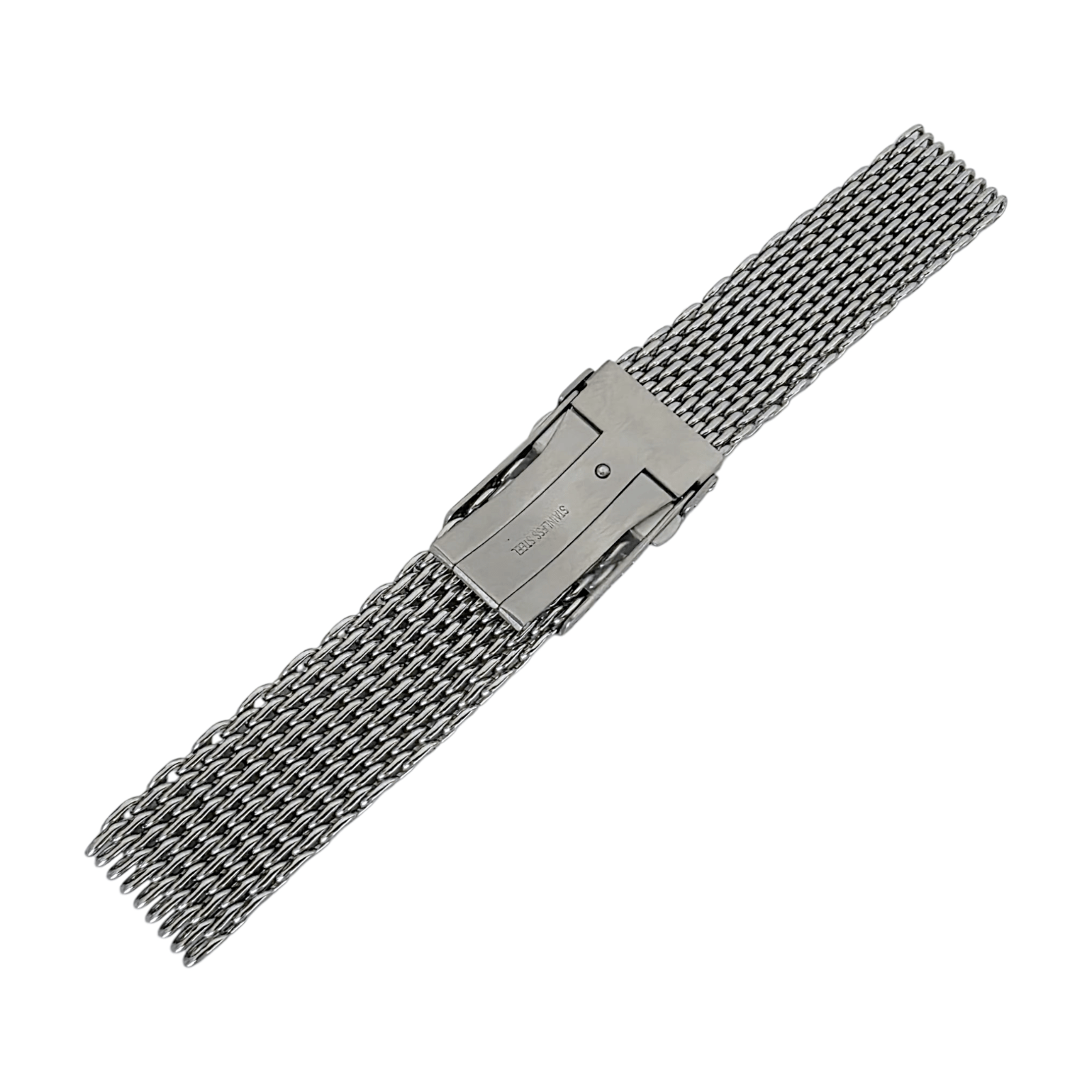 Shark Mesh Watch Bracelet XL Wrists Only 316L Stainless Steel Strap 20mm 22mm - Wrist Envy