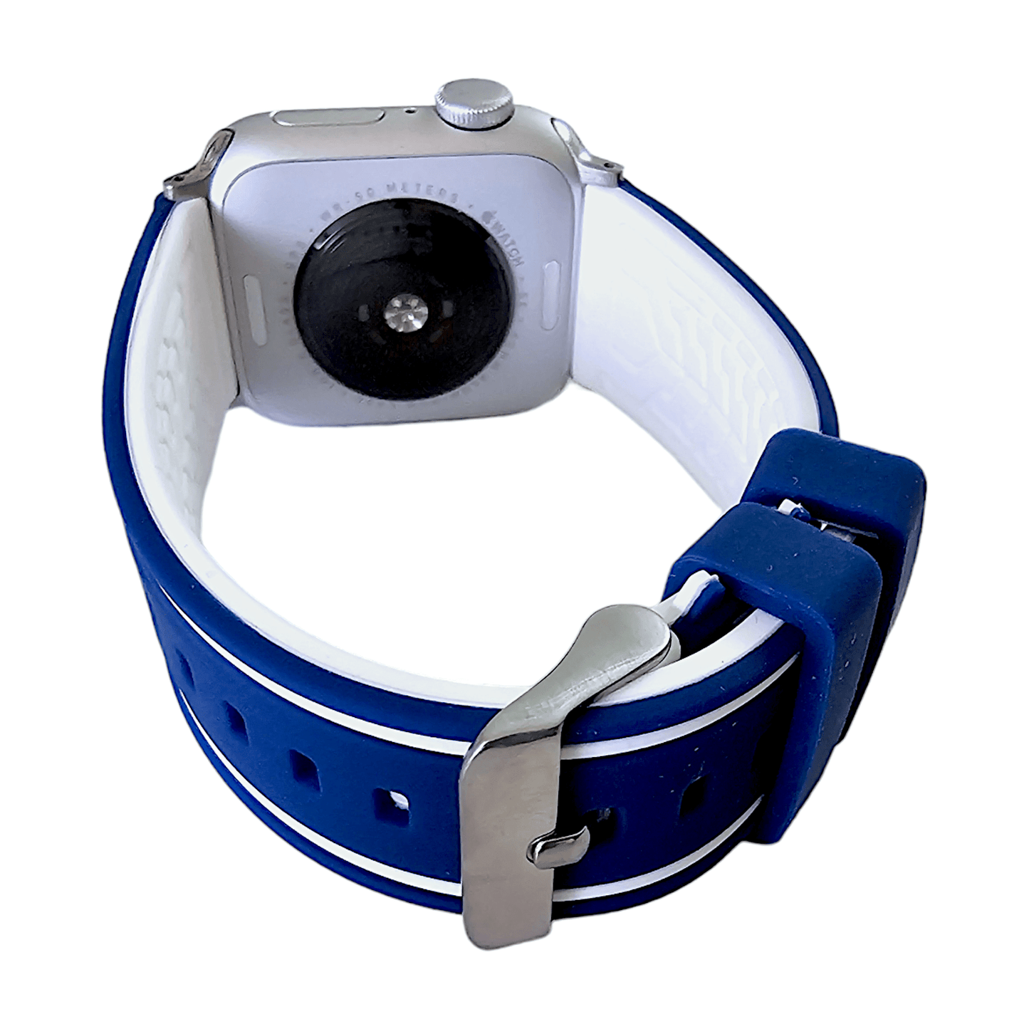 Silicone Watch Strap For Apple Watch Navy Blue - Wrist Envy