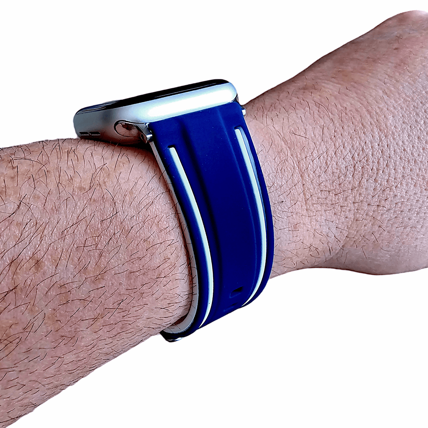Silicone Watch Strap For Apple Watch Navy Blue - Wrist Envy