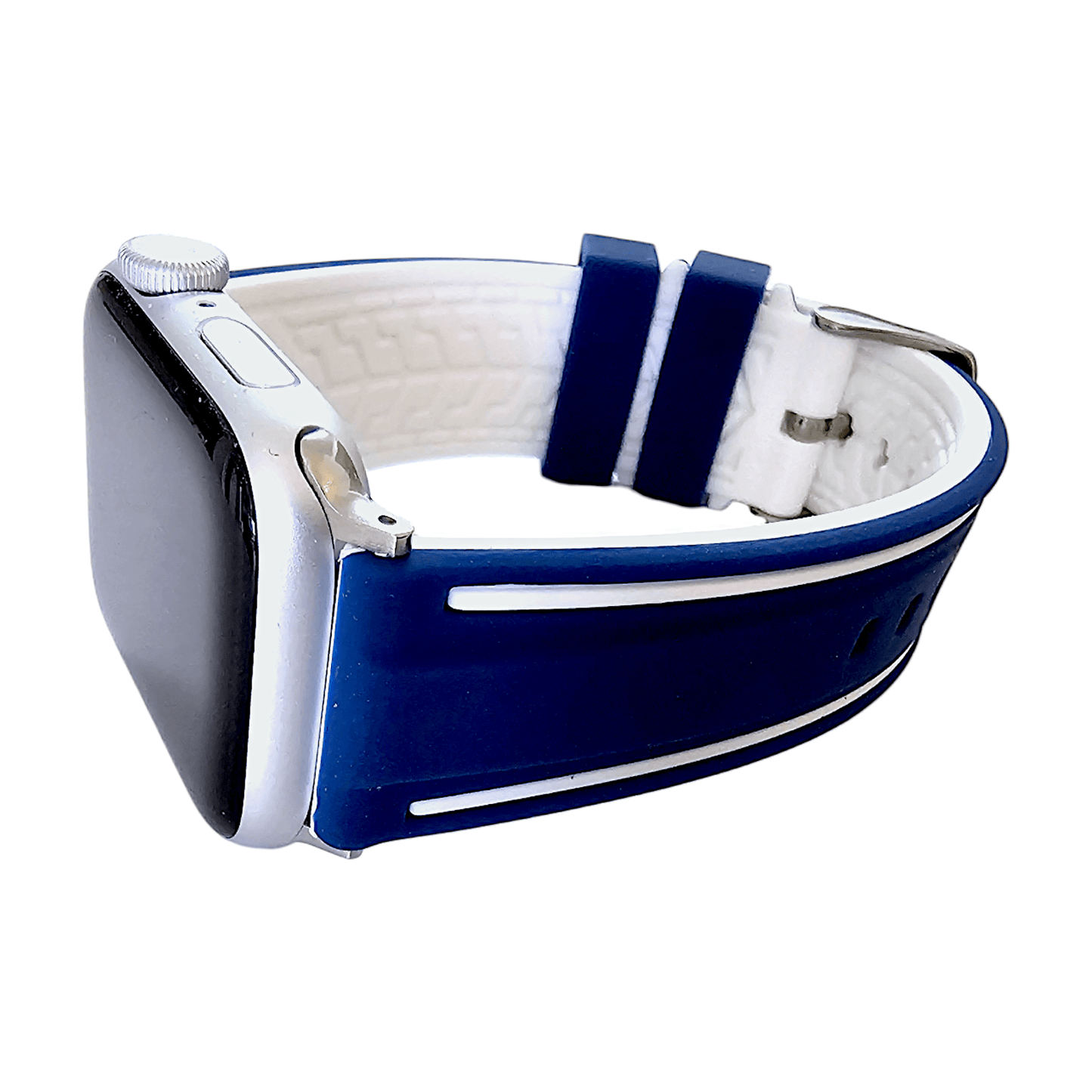 Silicone Watch Strap For Apple Watch Navy Blue - Wrist Envy