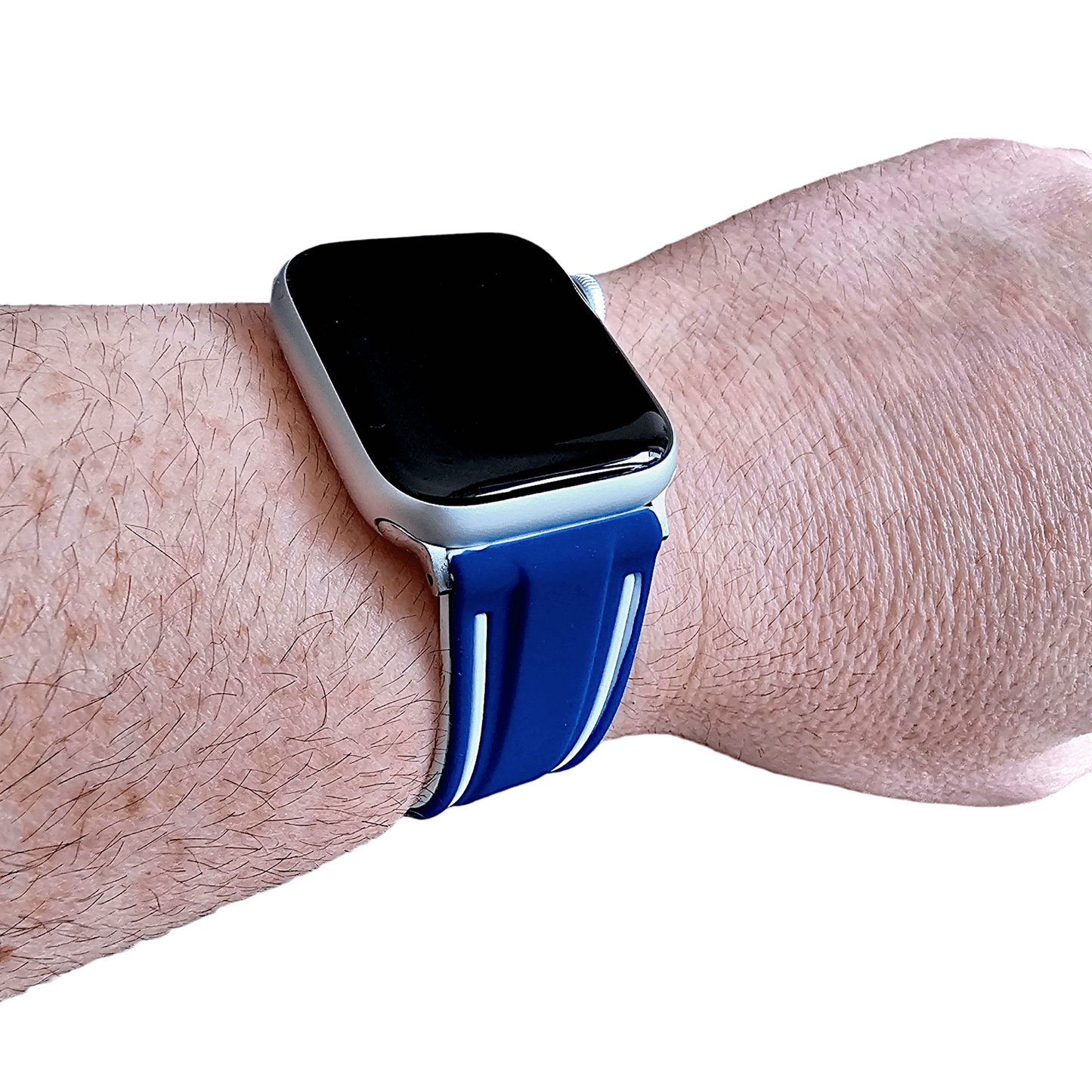 Silicone Watch Strap For Apple Watch Navy Blue - Wrist Envy
